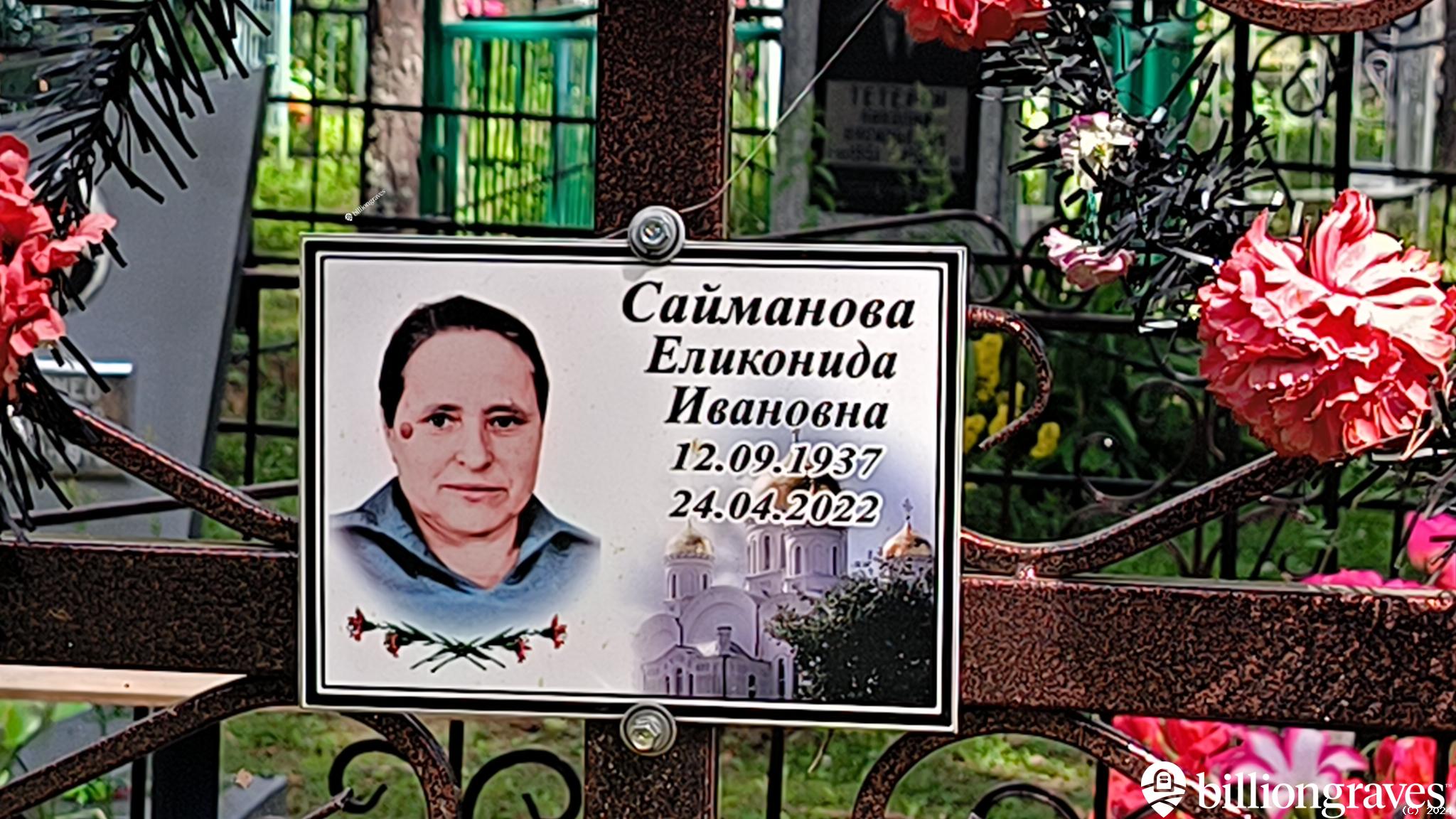 Сайманова Еликонида Ивановна