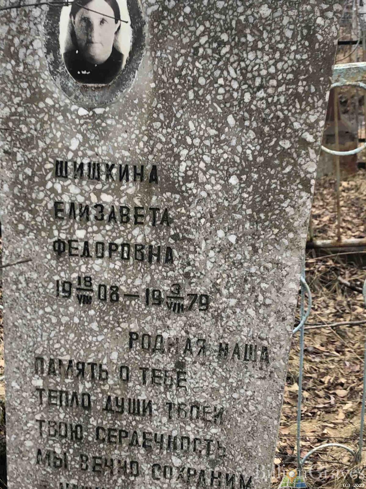 Шишкина Елизавета Федоровна