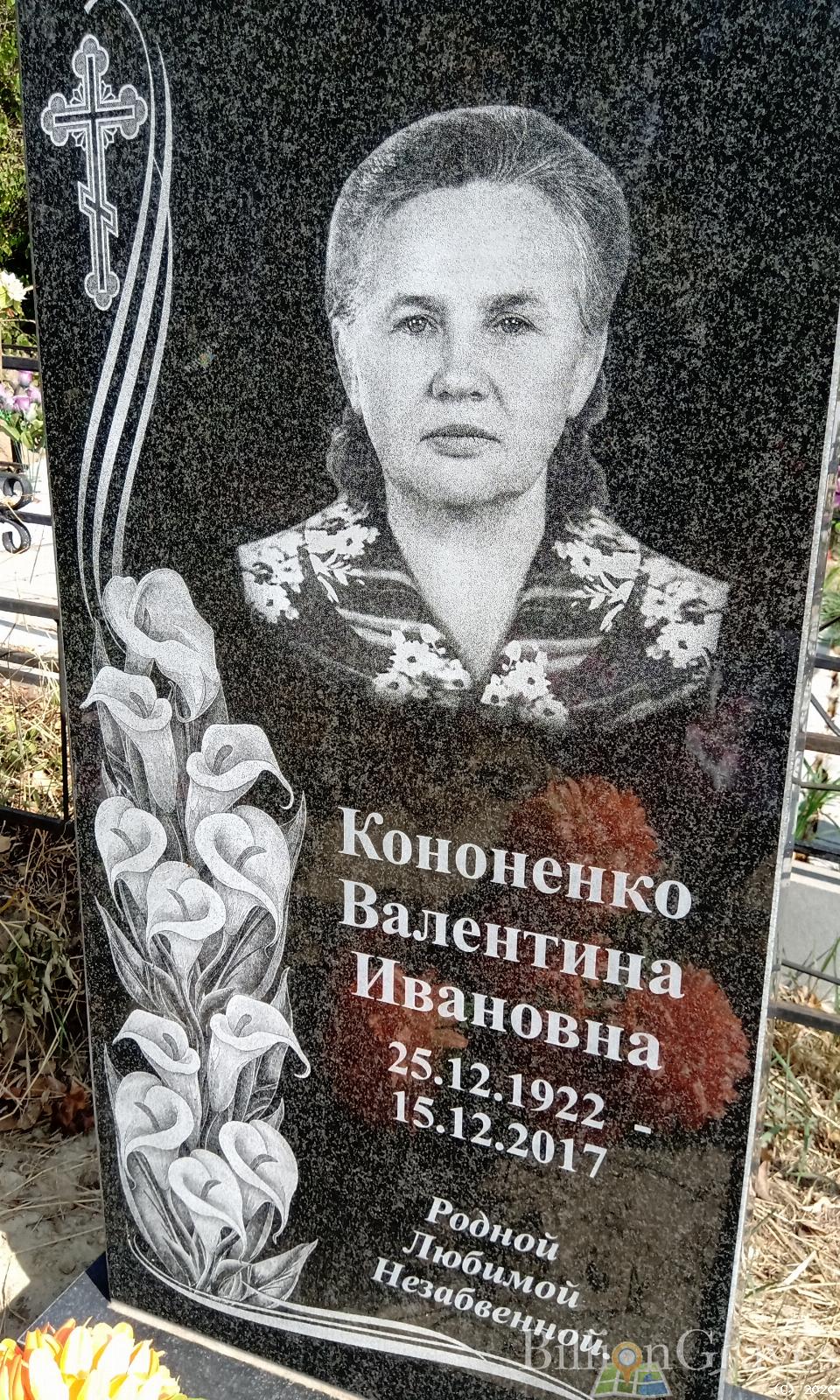 Кононенко Валентина Ивановна