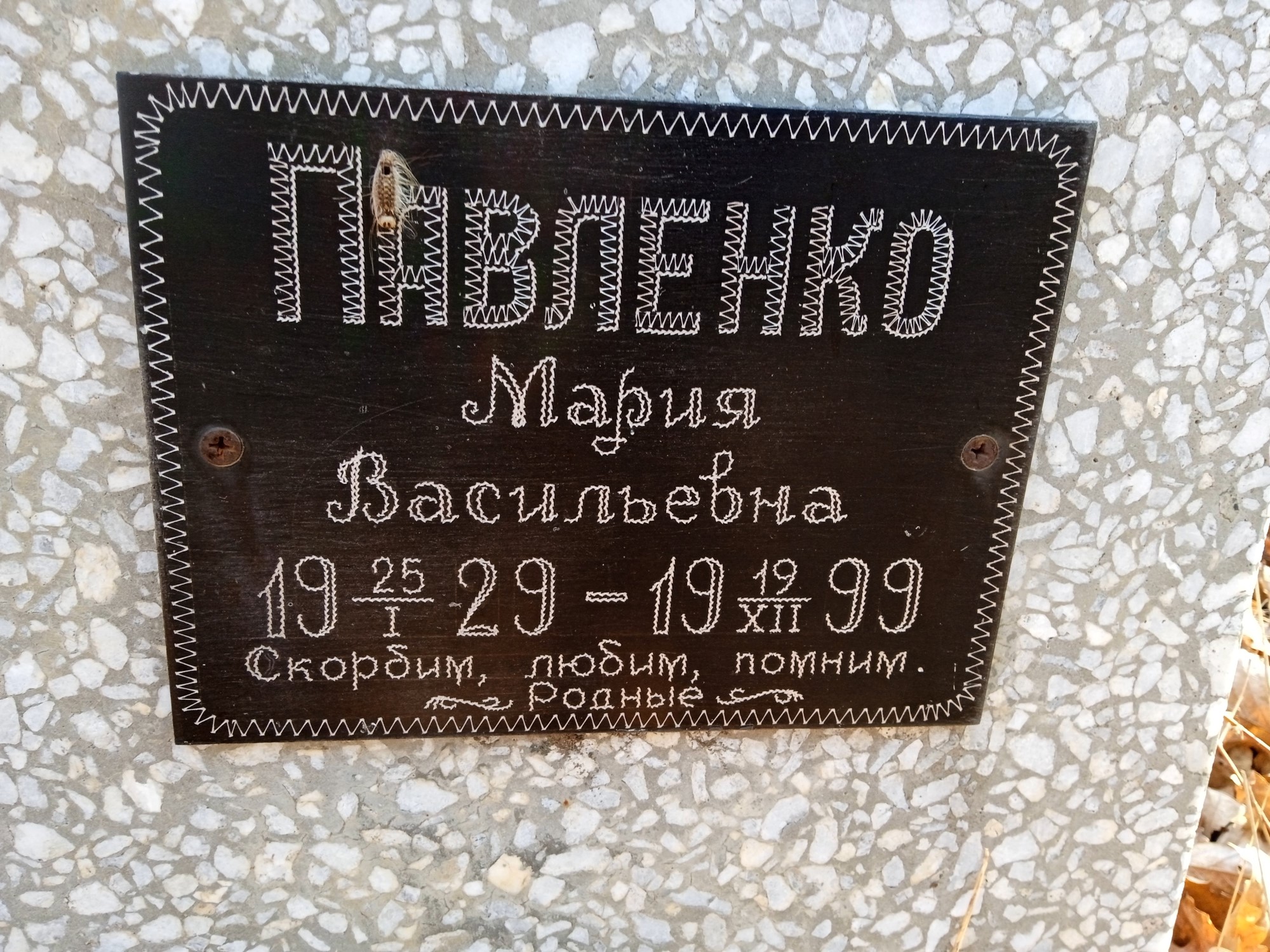 Павленко Мария Васильевна