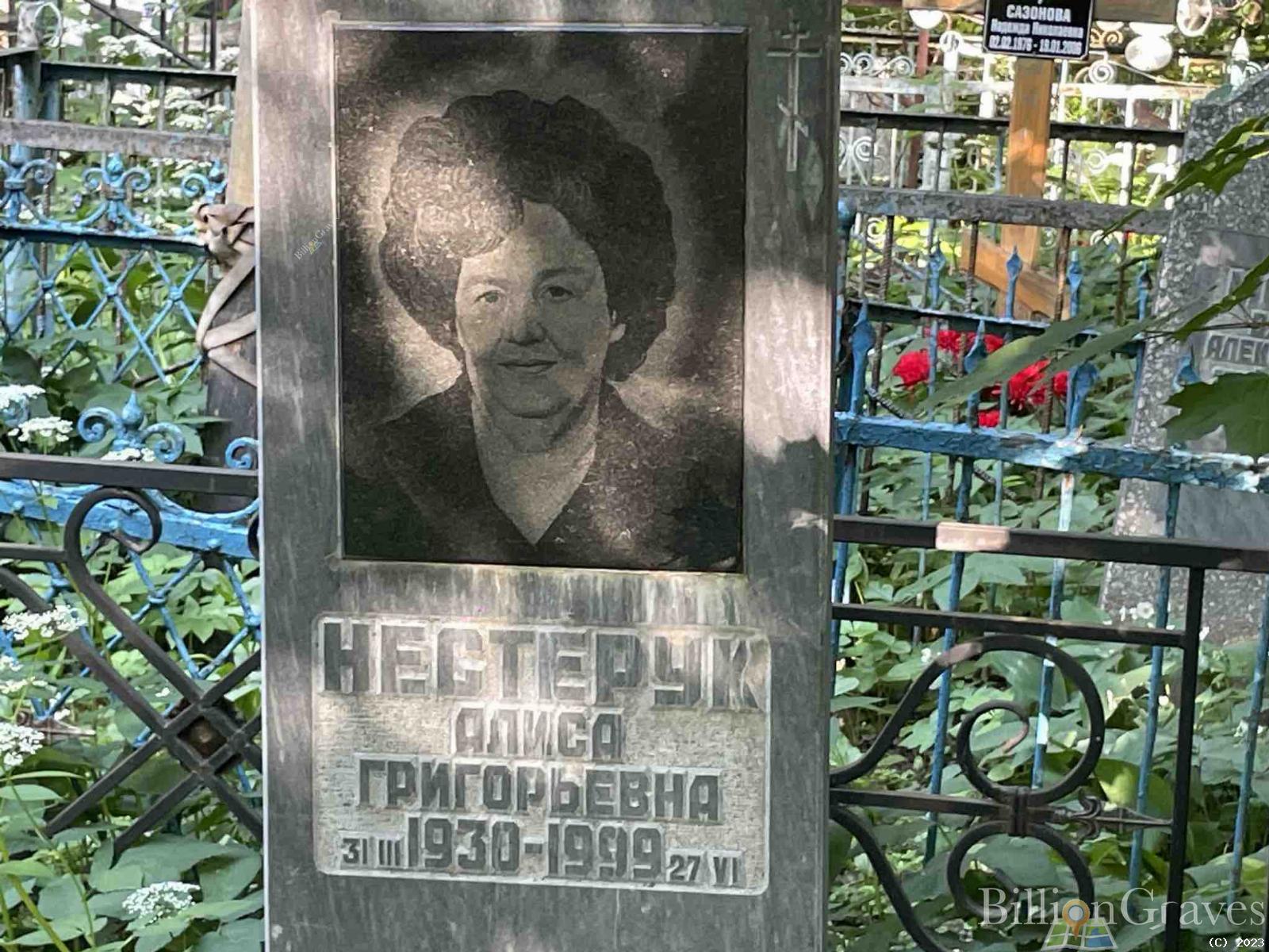 Нестерук Алиса Григорьевна