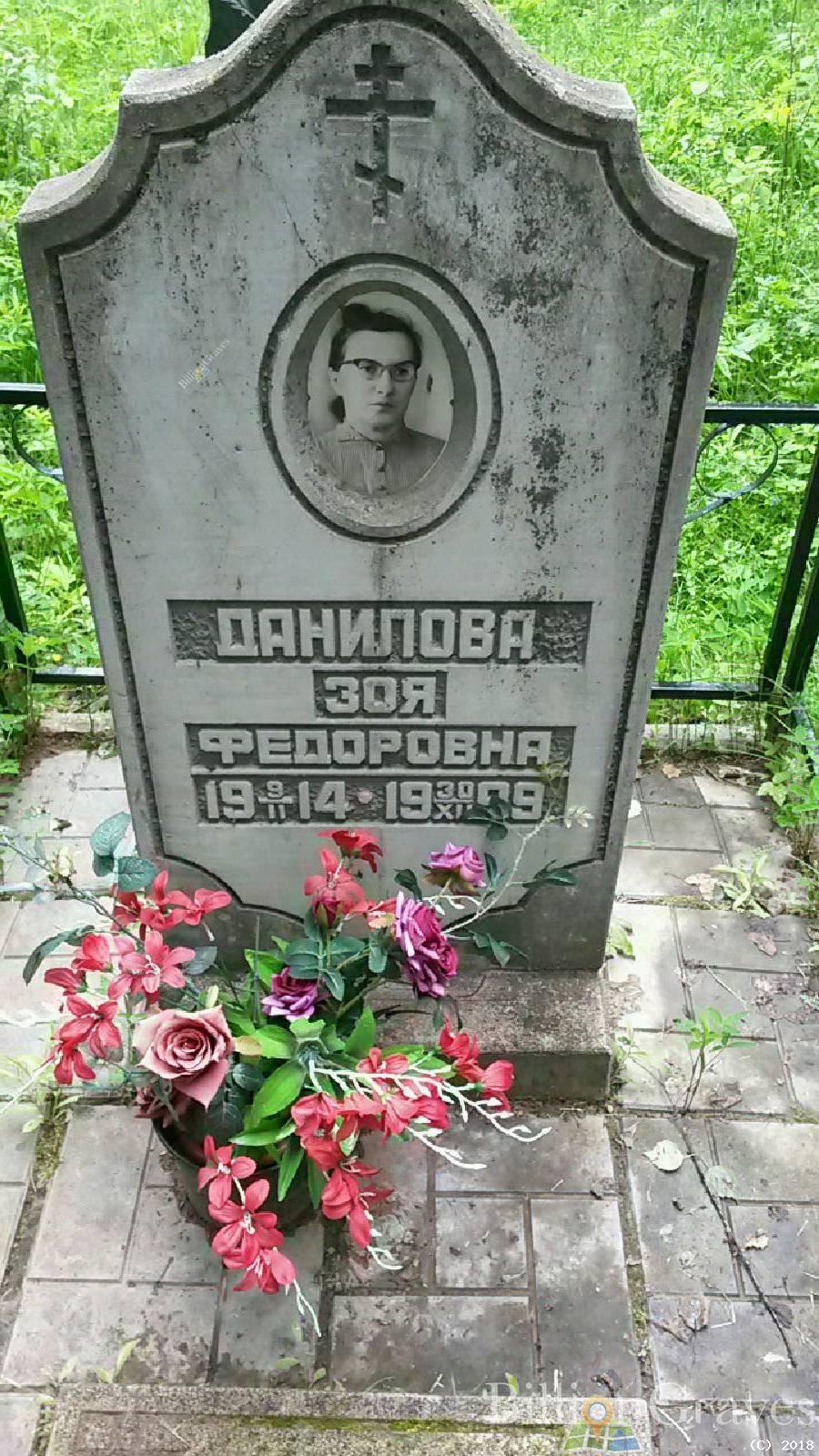 Данилова Зоя Федоровна