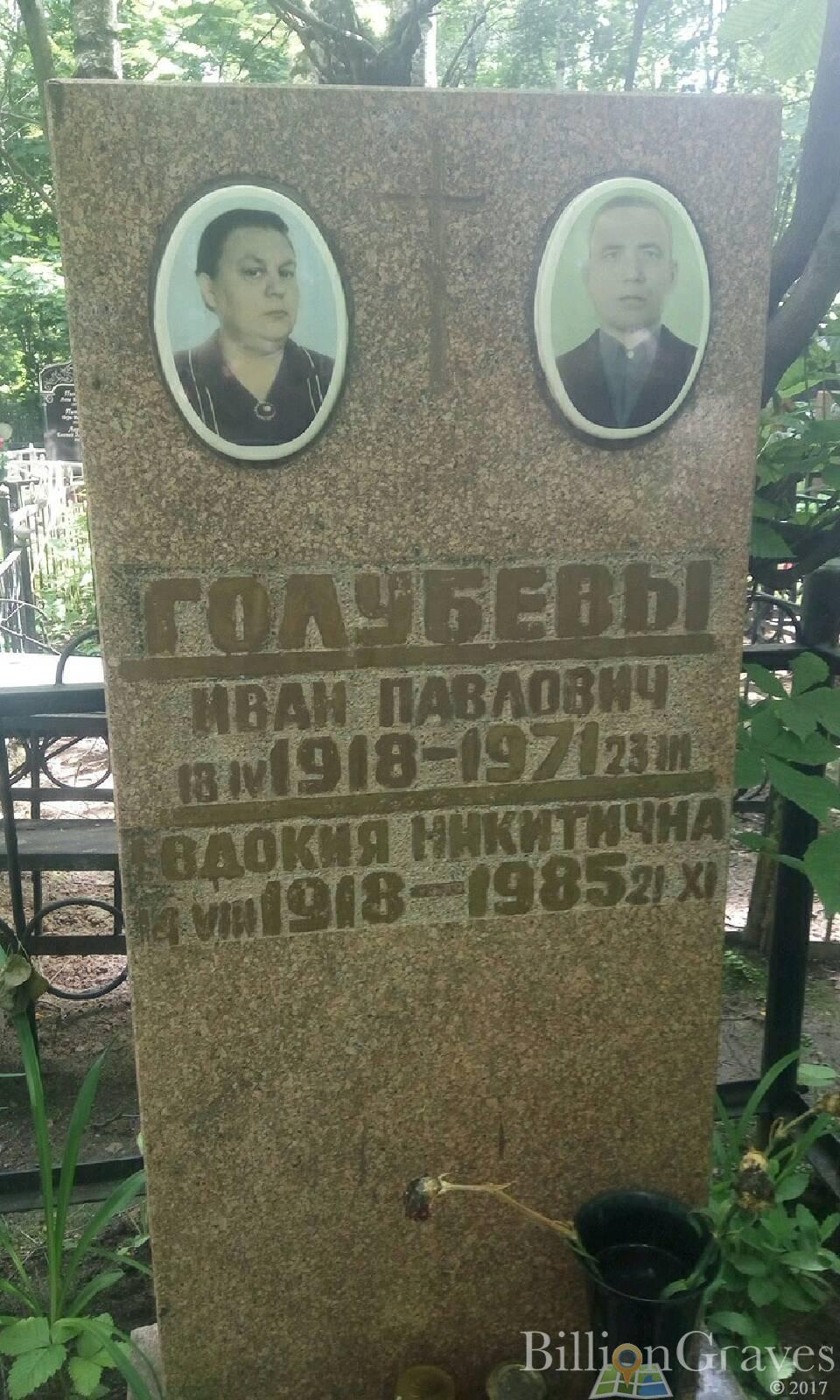 Голубева Евдокия Никитична