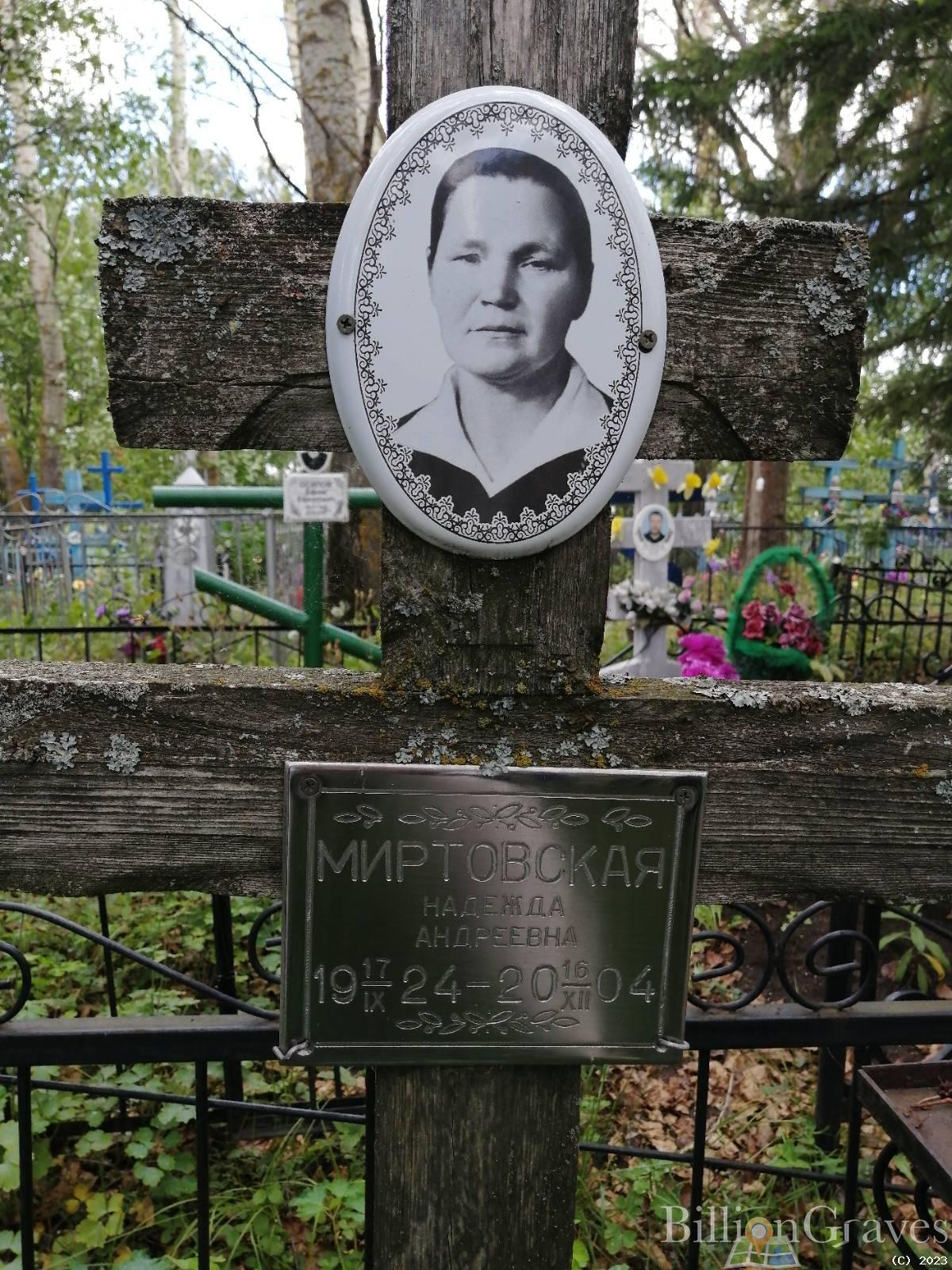 Миртовская Надежда Андреевна