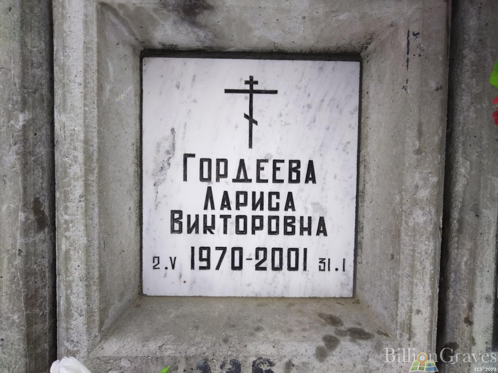 Гордеева Лариса Викторовна
