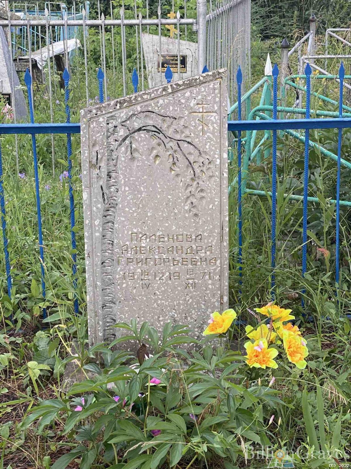 Паленова Александра Григорьевна