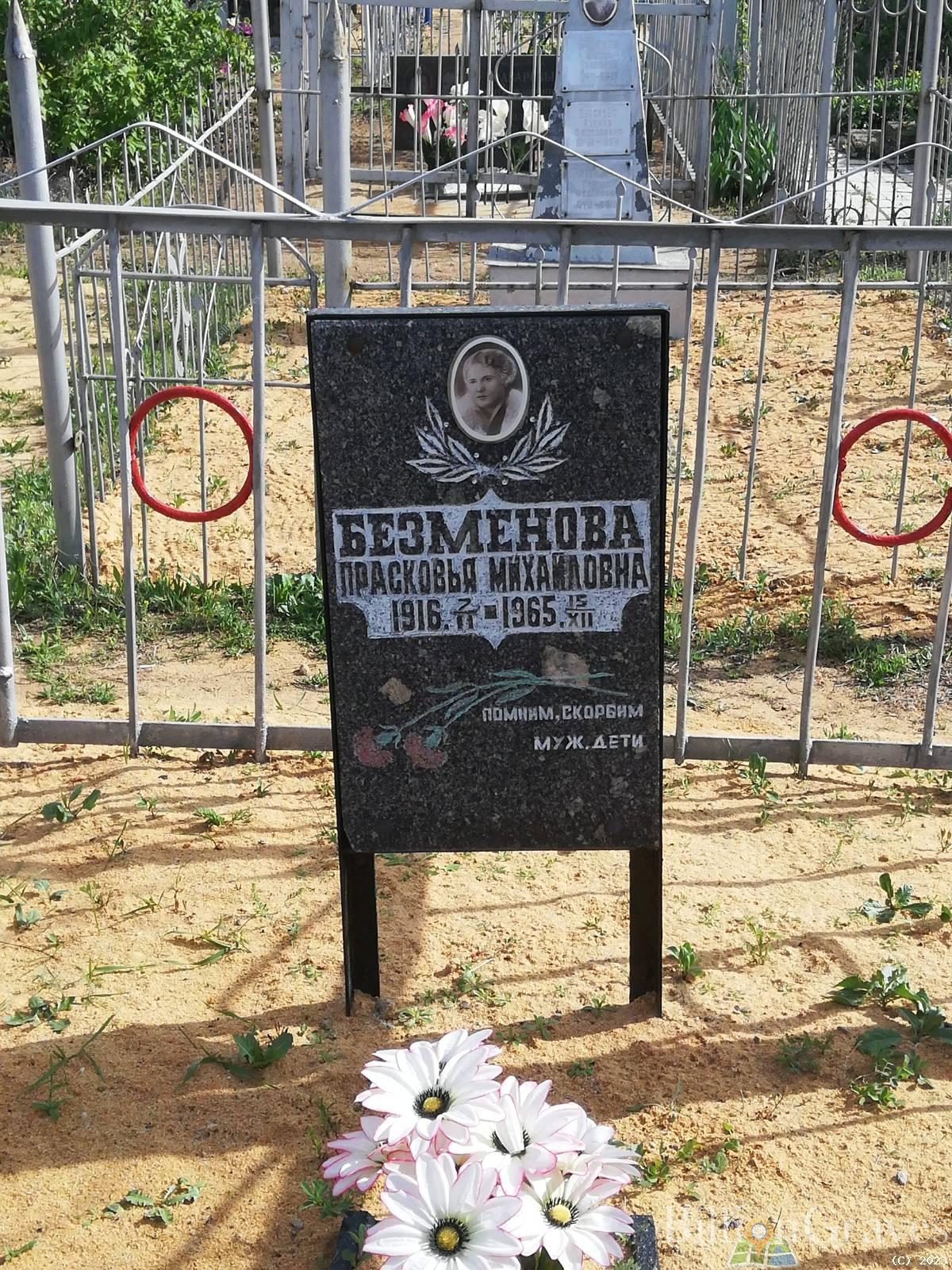 Безменова Прасковья Михайловна