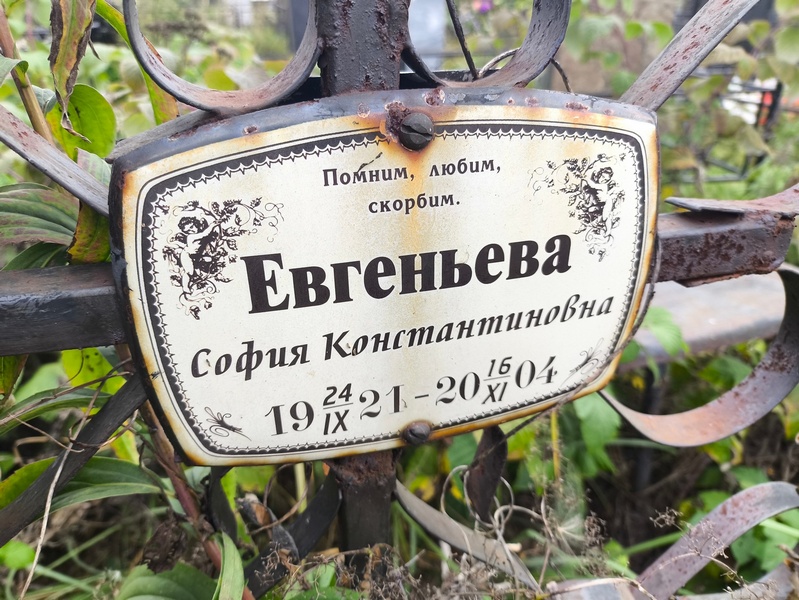 София Евгеньева Константиновна