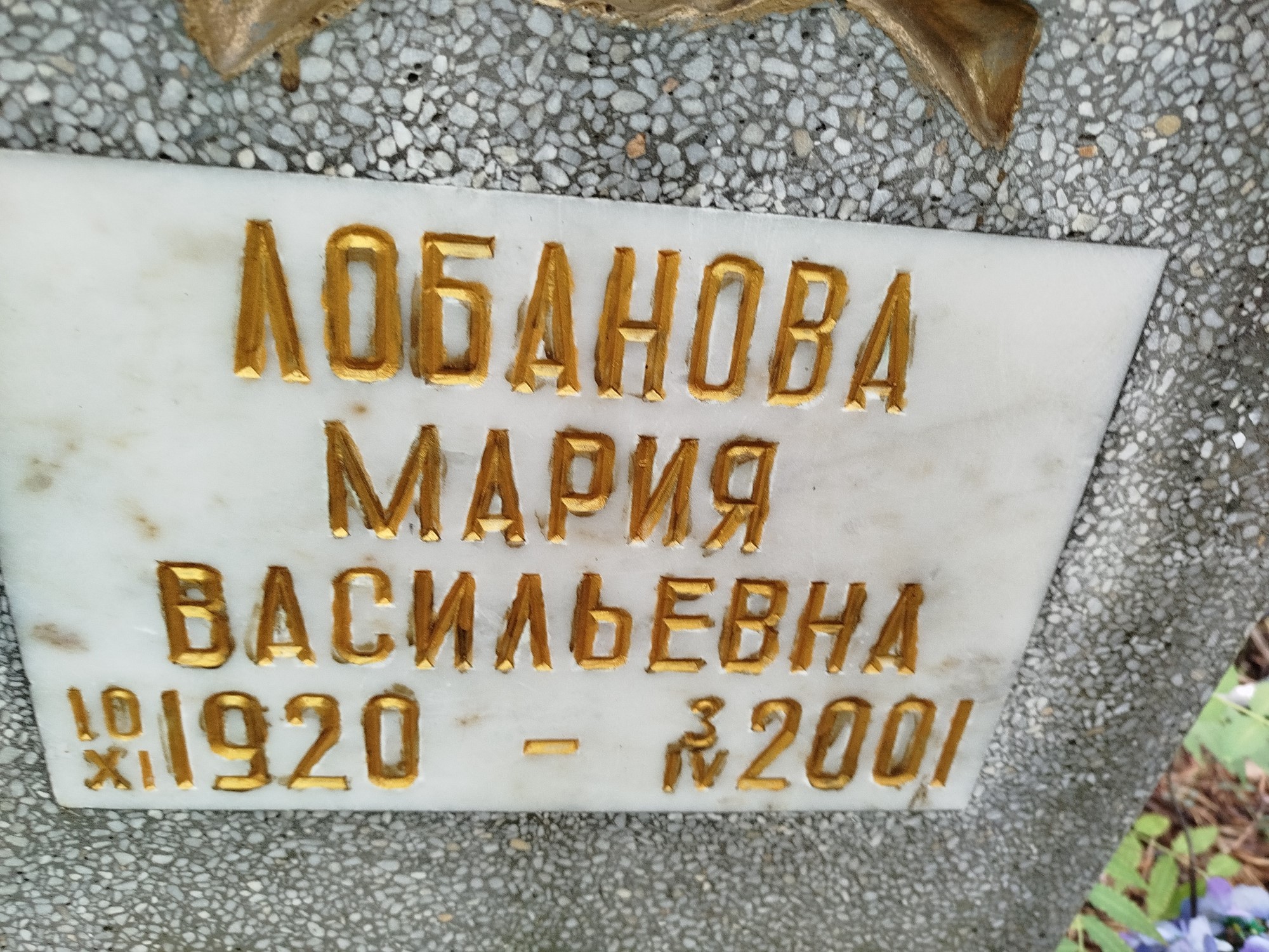 Лобанова Мария Васильевна