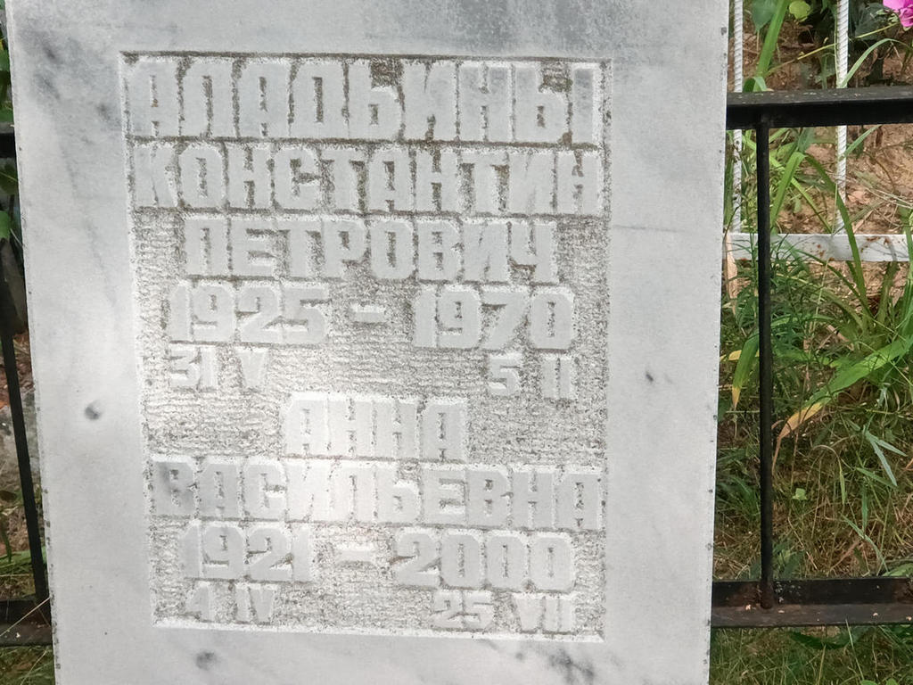 Аладьина Анна Васильевна