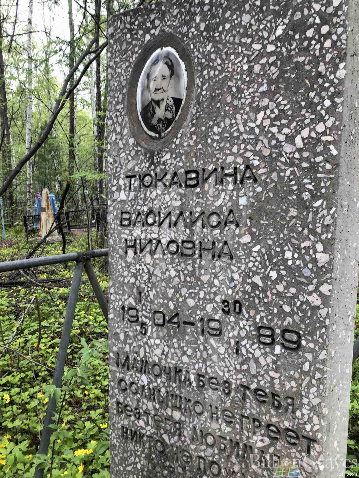 Тюкавина Василиса Ниловна