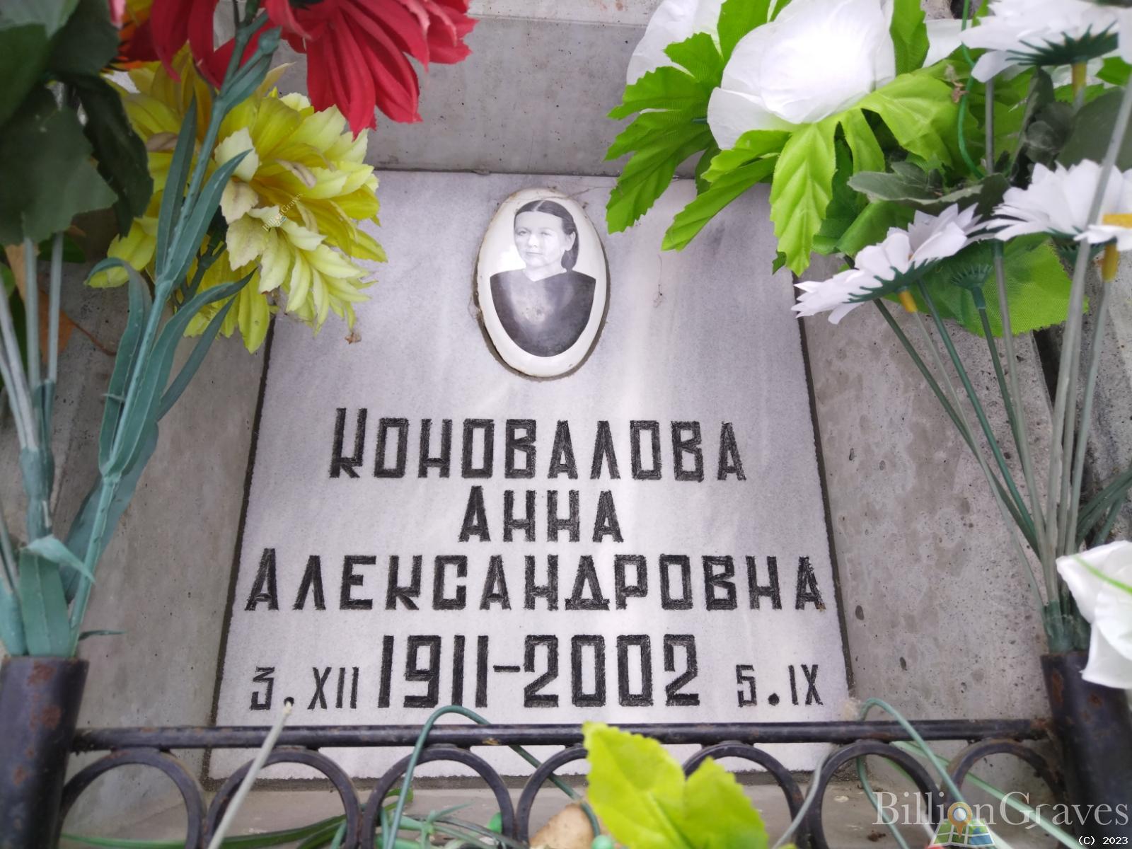 Коновалова Анна Александровна