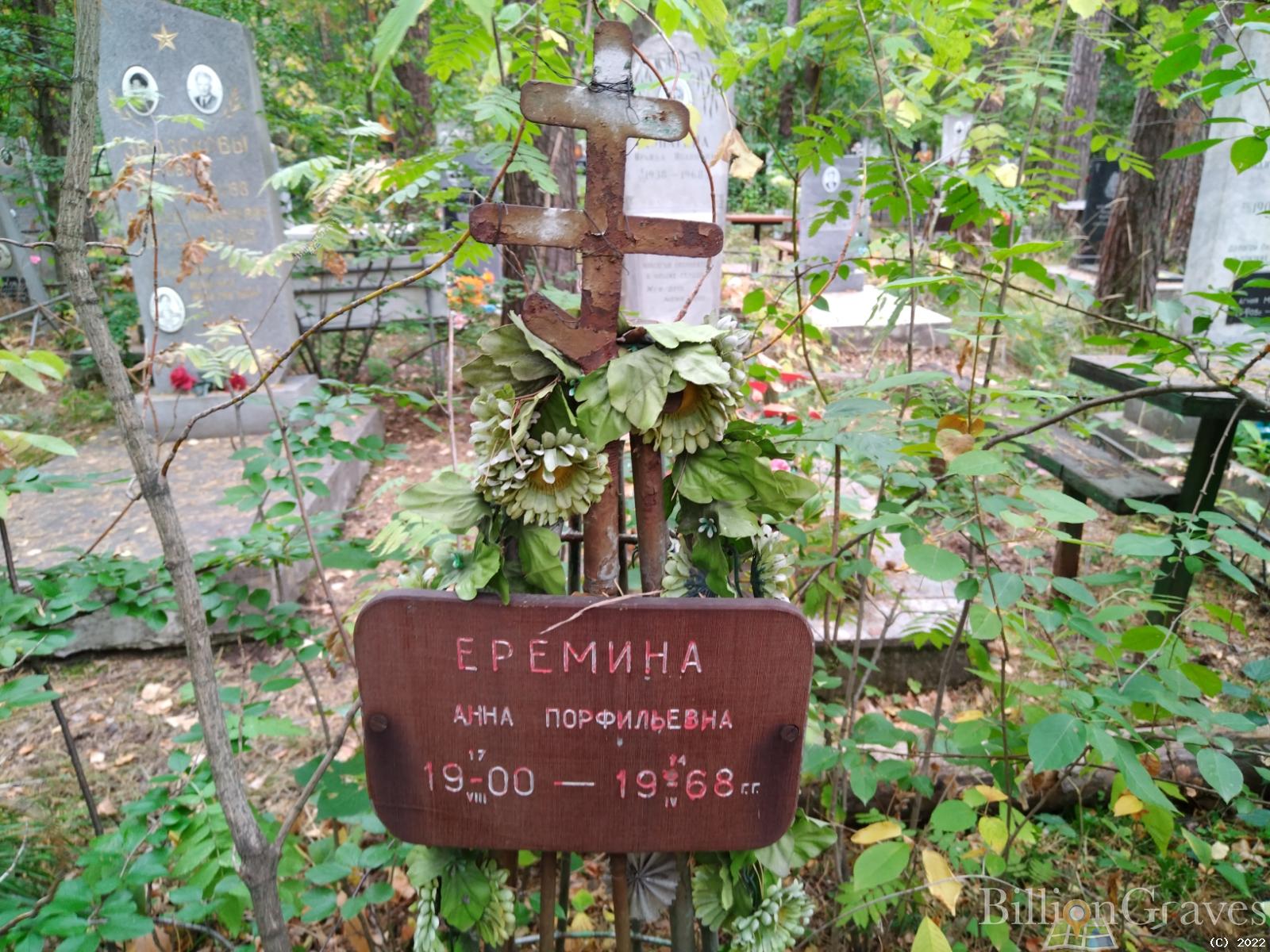 Еремина Анна Порфильевна