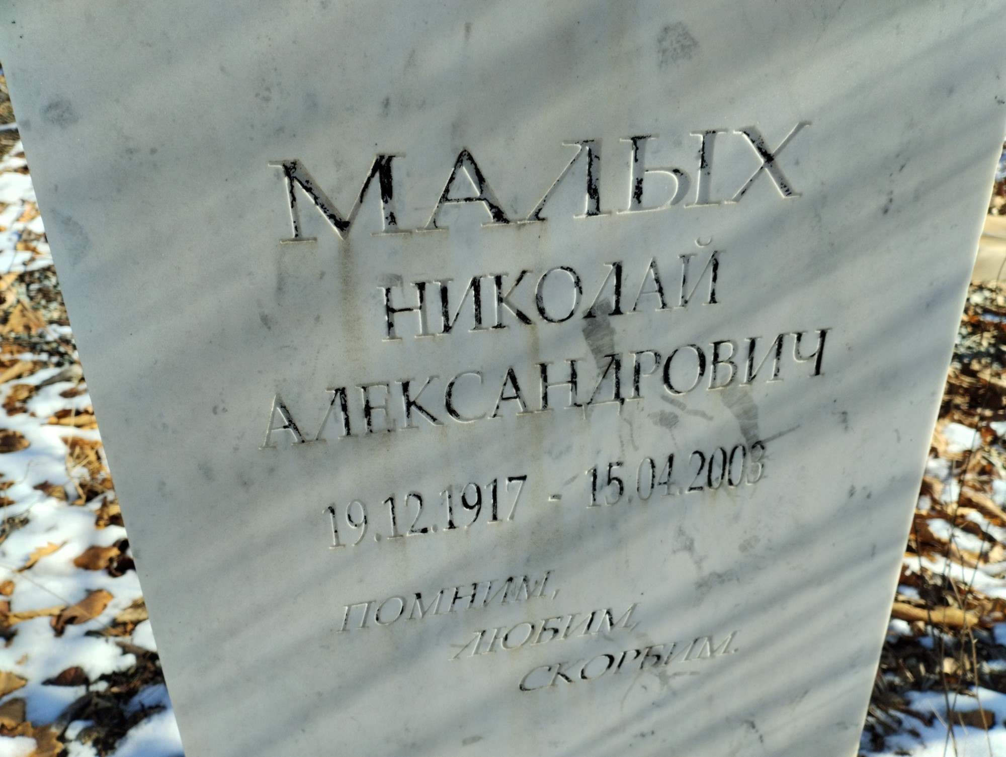 Малых Николай Александрович