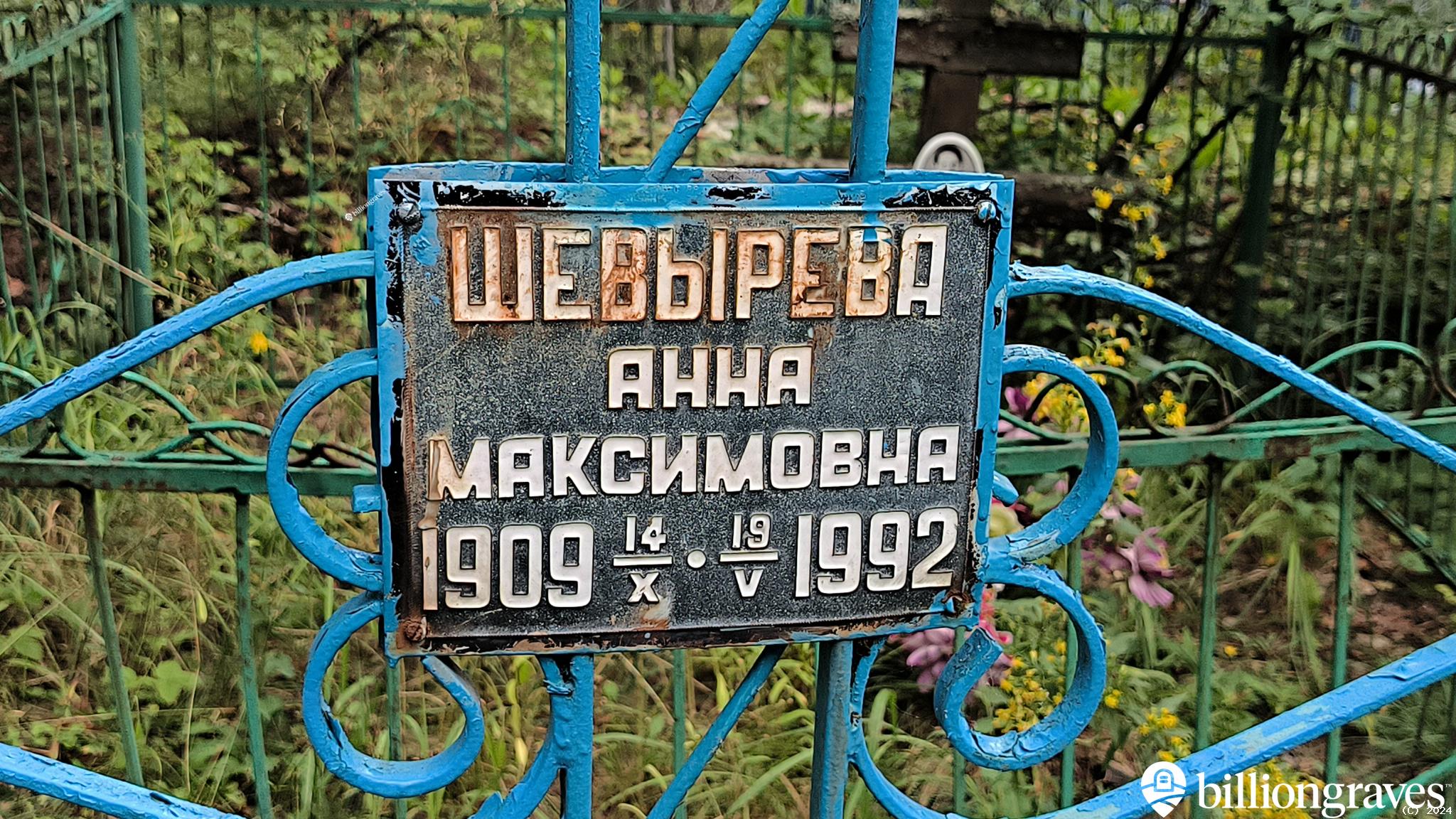 Шевырева Анна Максимовна