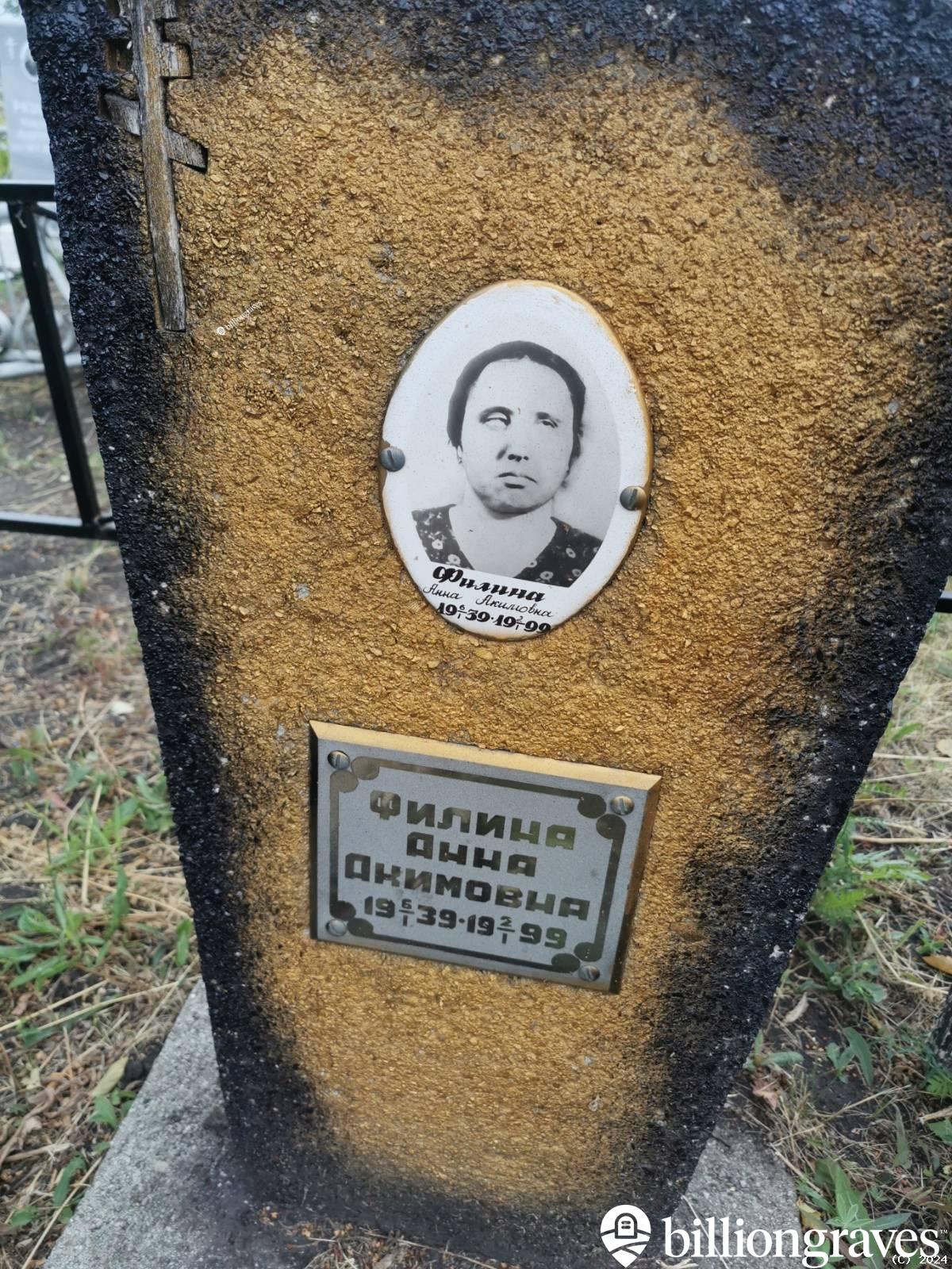 Филина Анна Акимовна