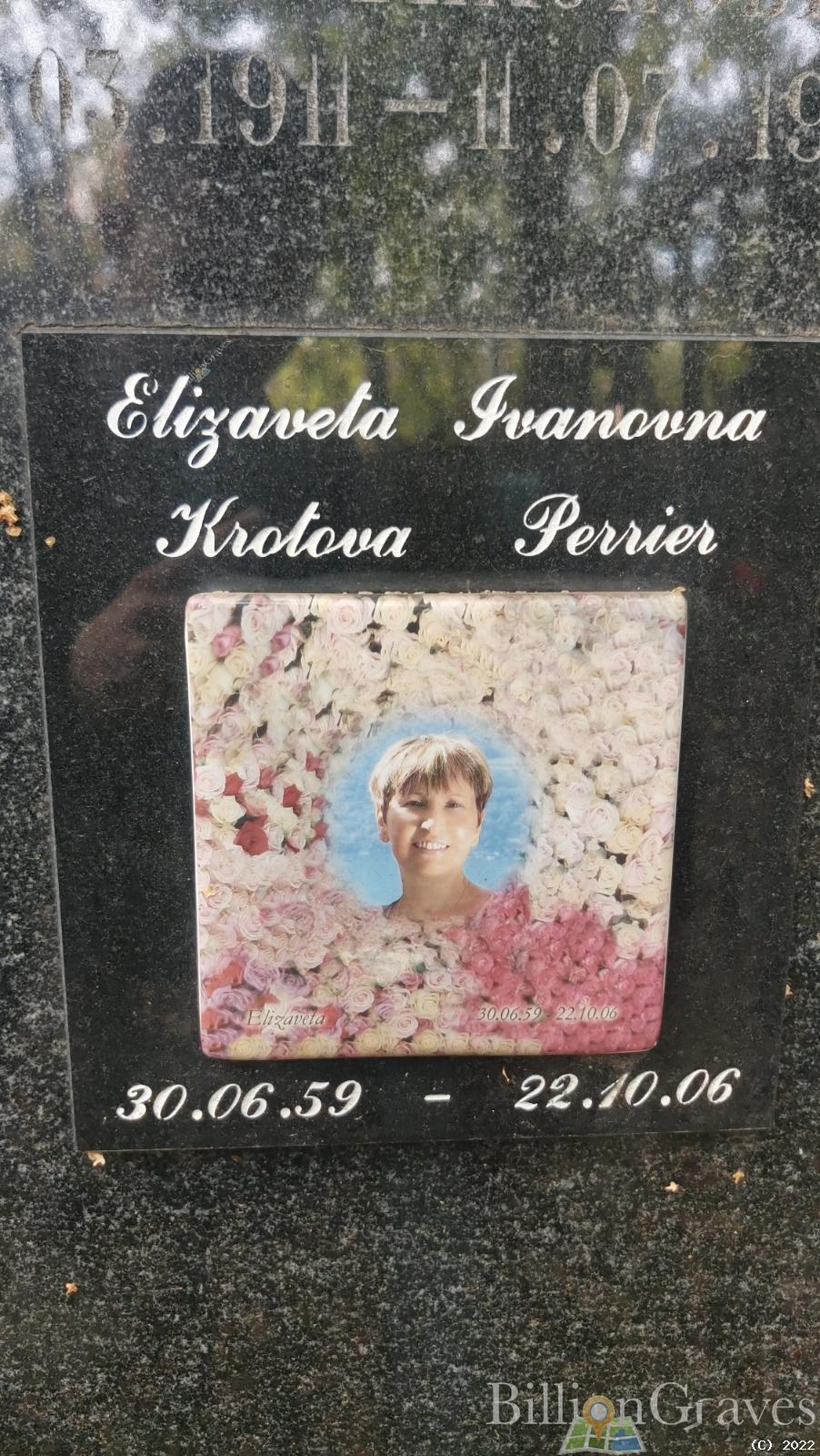 Krotova Perrier Elizaveta Ivanovna
