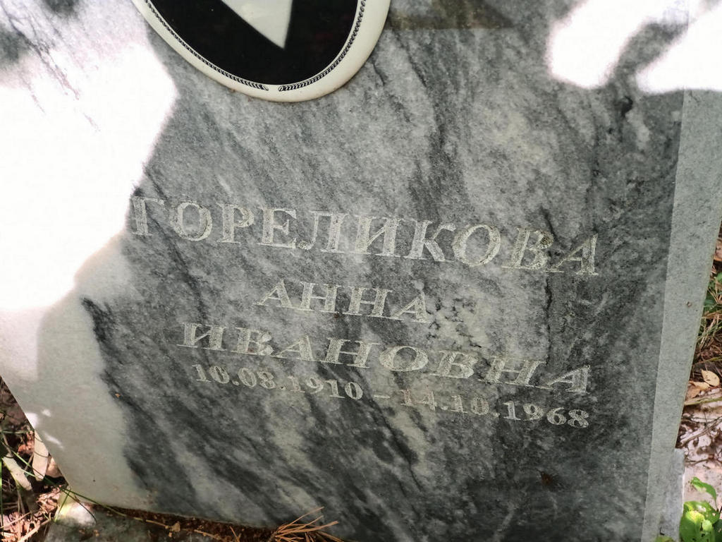 Гореликова Анна Ивановна
