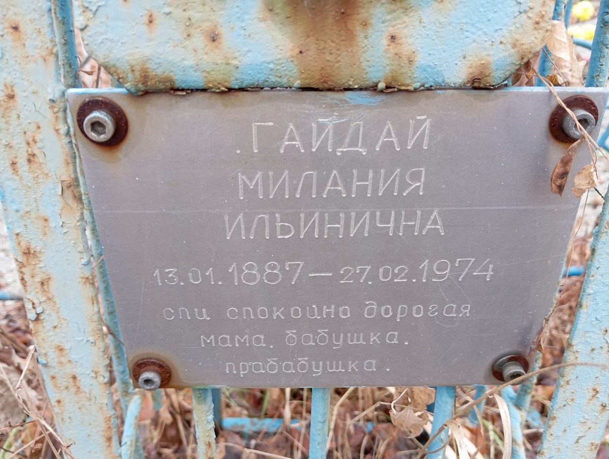 Гайдан Милания Ильинична