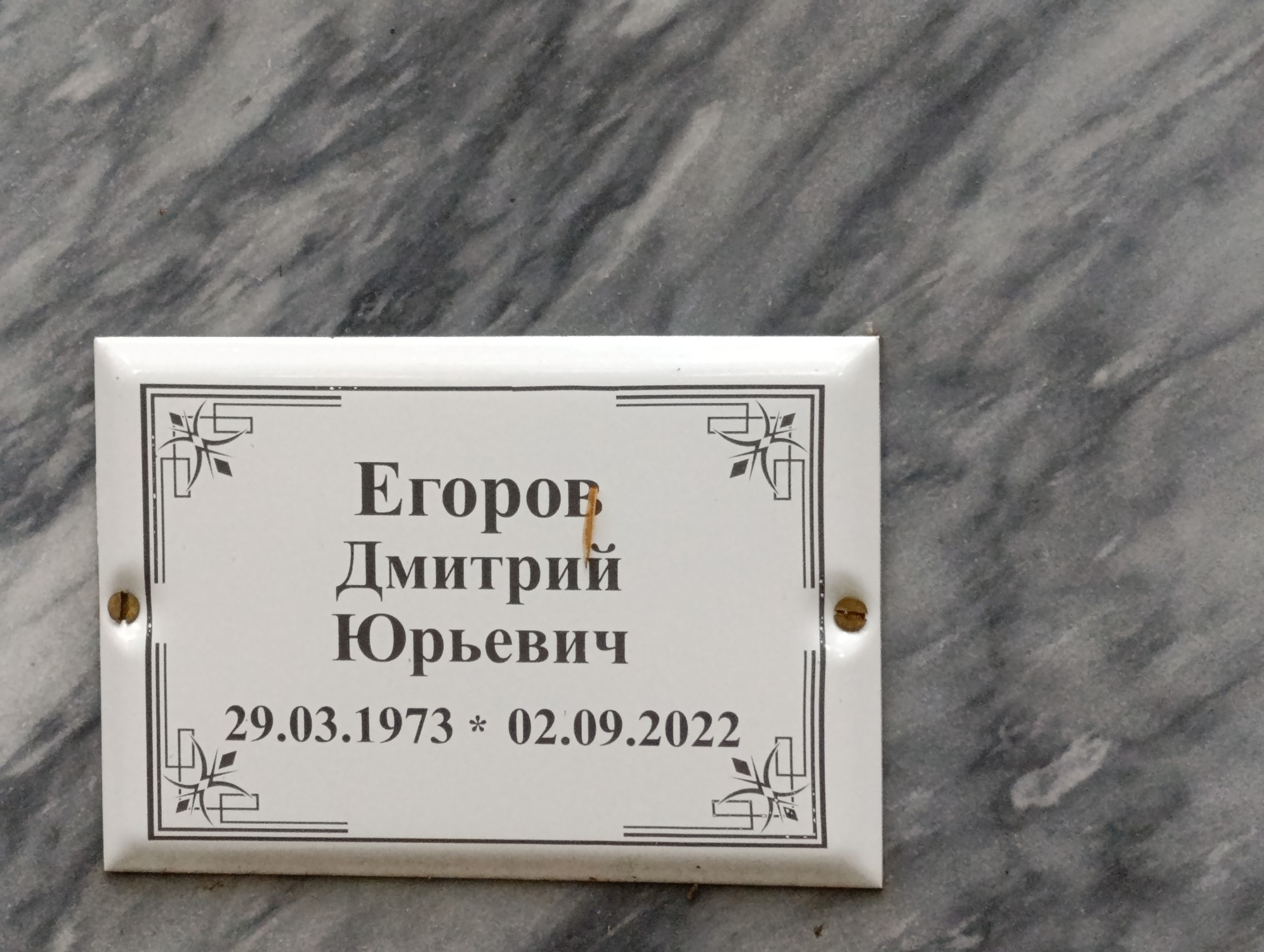 Егоров Дмитрий Юрьевич