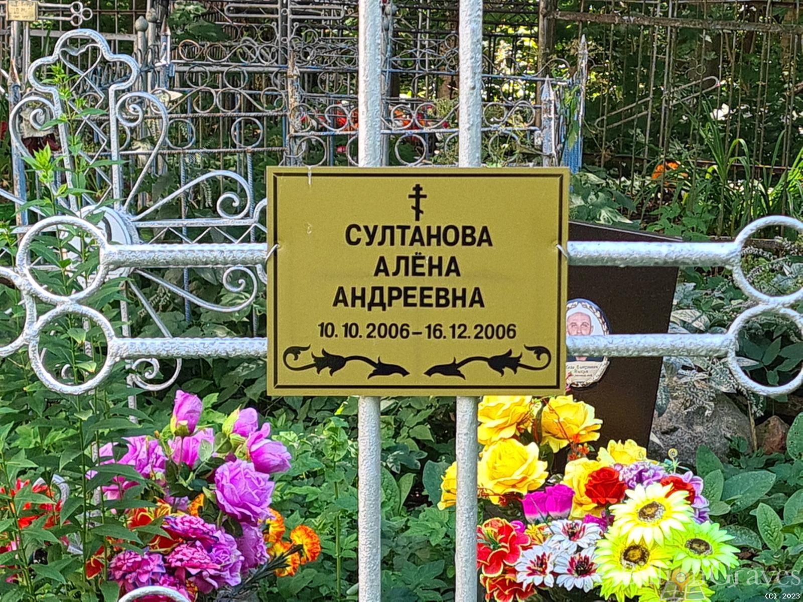 Султанова Алёна Андреевна