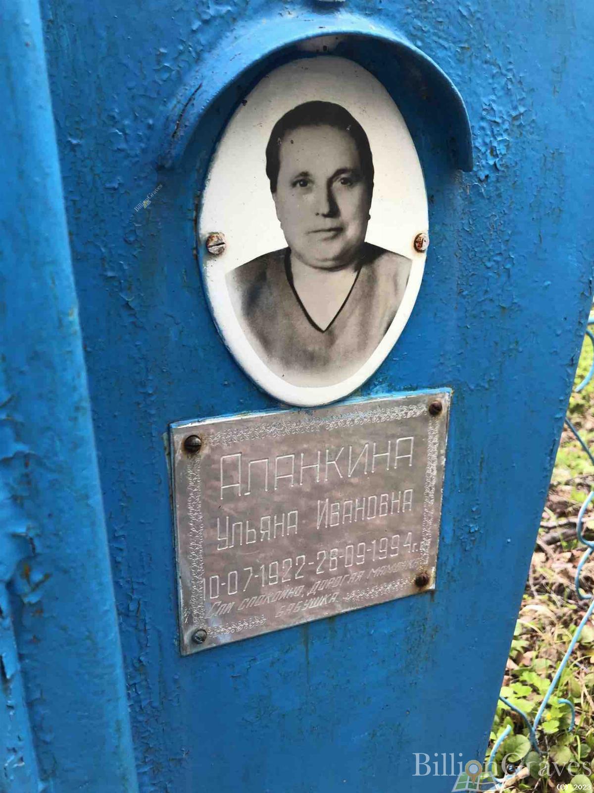 Аланкина Ульяна Ивановна