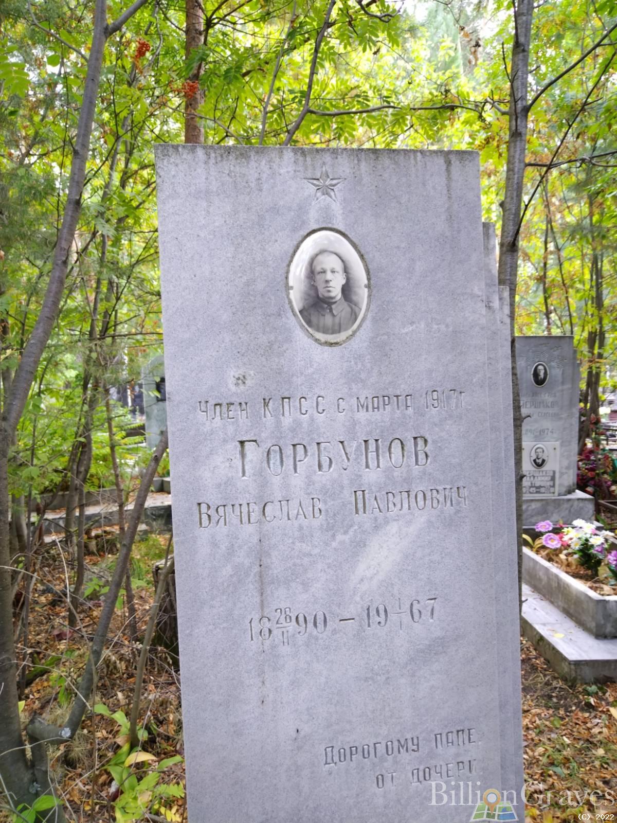 Горбунов Вячеслав Павлович