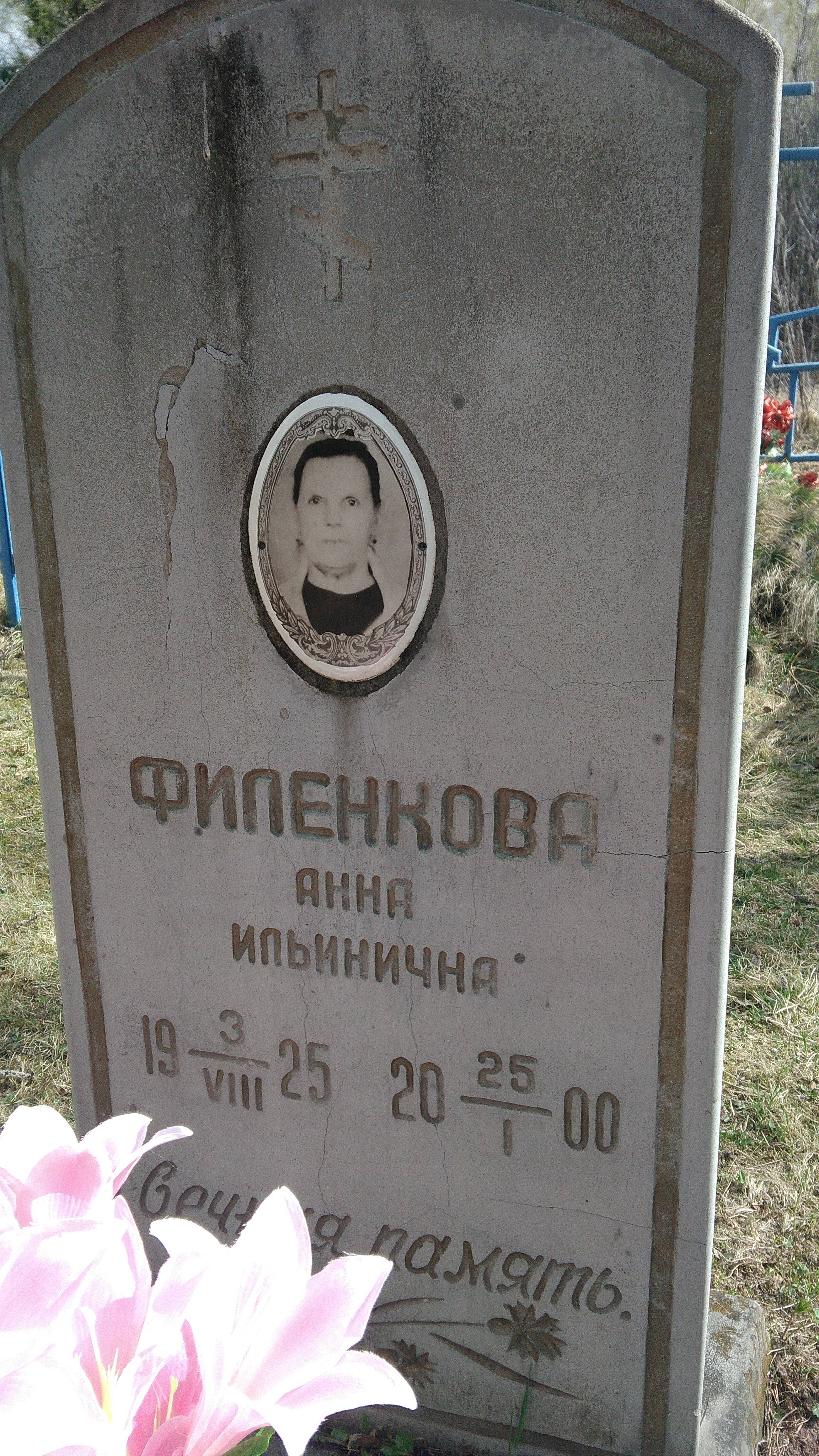 Филенкова Анна Ильинична