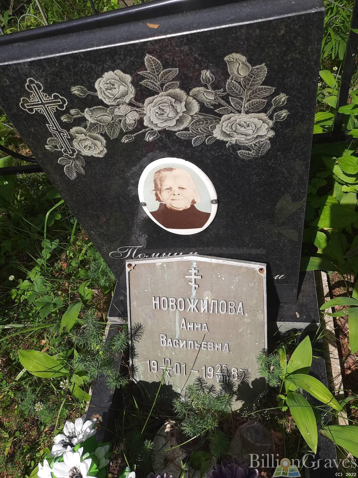 Новожилова Анна Васильевна
