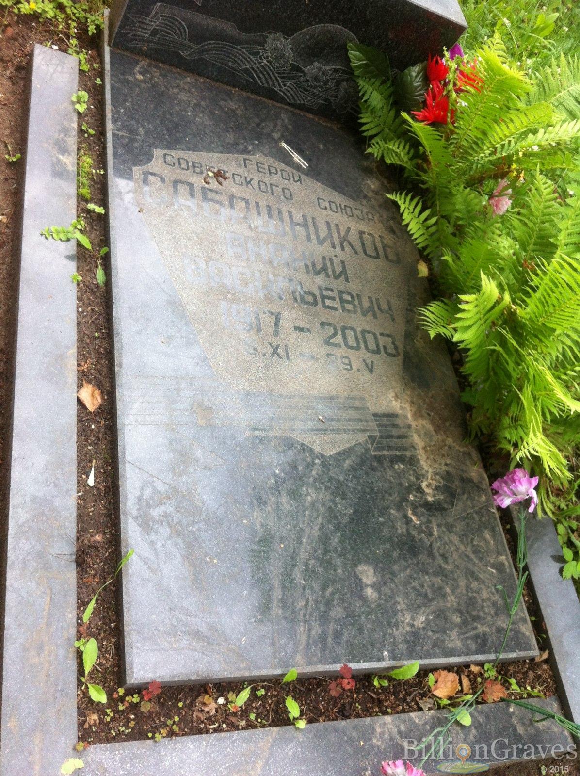 Сабашников Ананий Васильевич