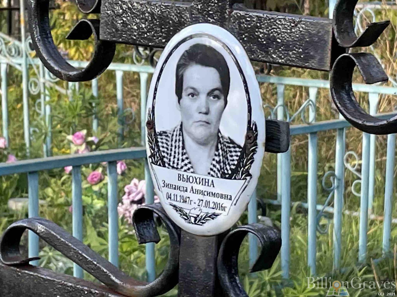 Вьюхина Зинаида Анисимовна