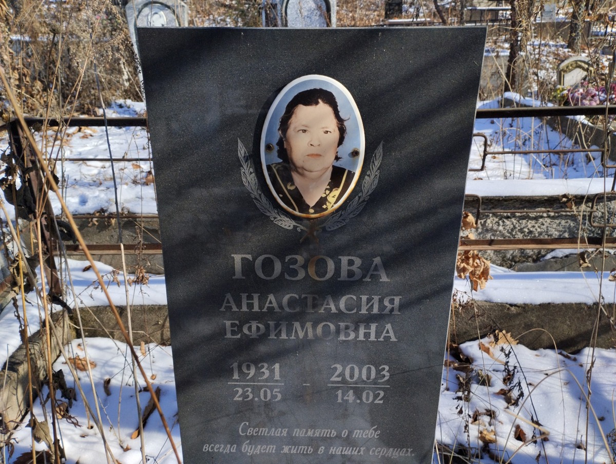 Гозова Анастасия Ефимовна