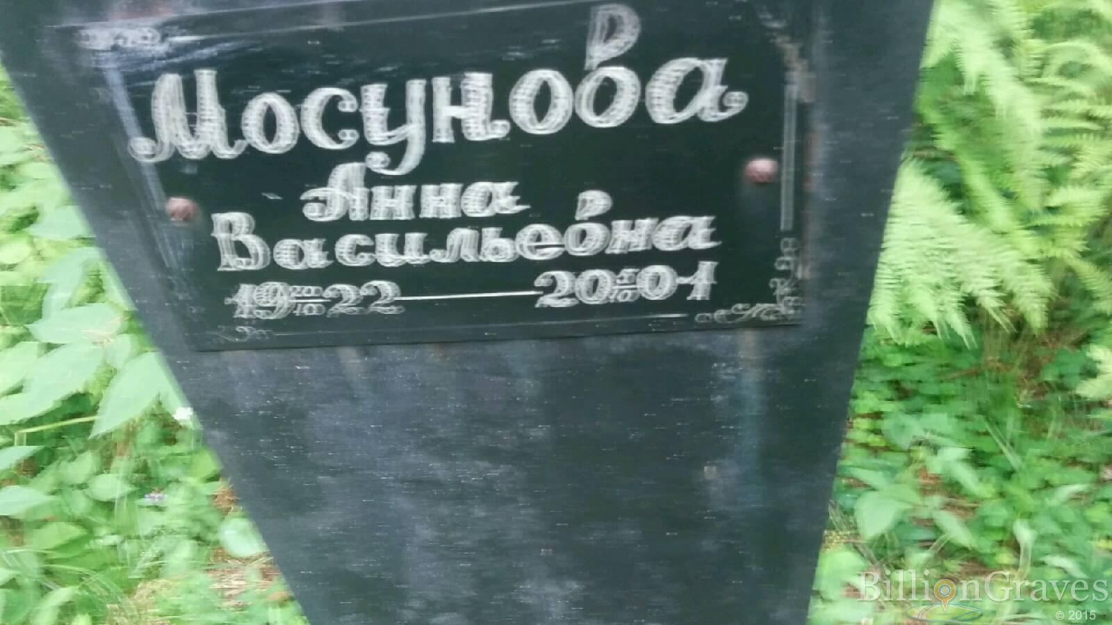 Мосунова Анна Васильевна