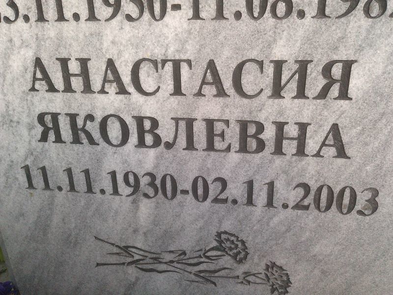 Устюжанина Анастасия Яковлевна