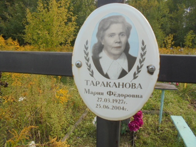 Тараканова Мария Федоровна