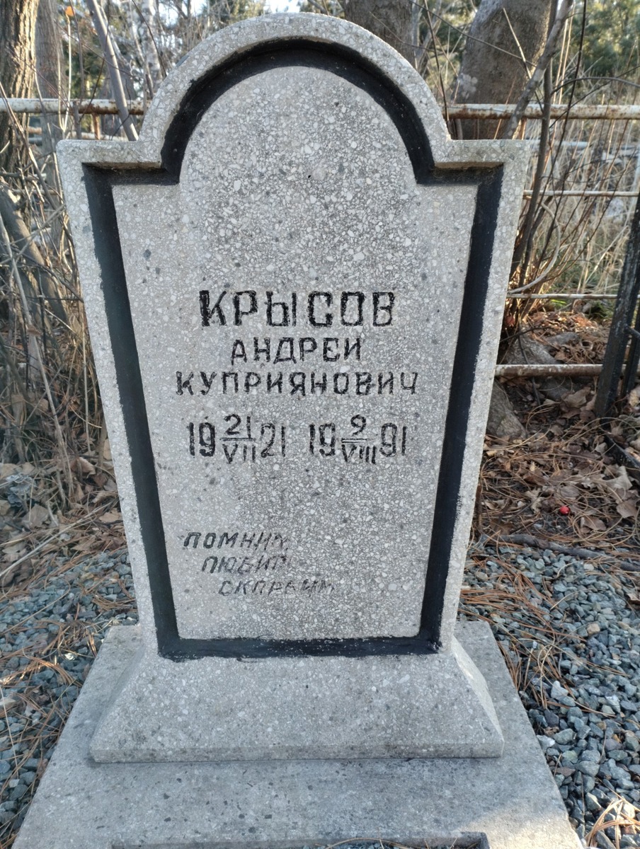 Крысов Андрей Куприянович
