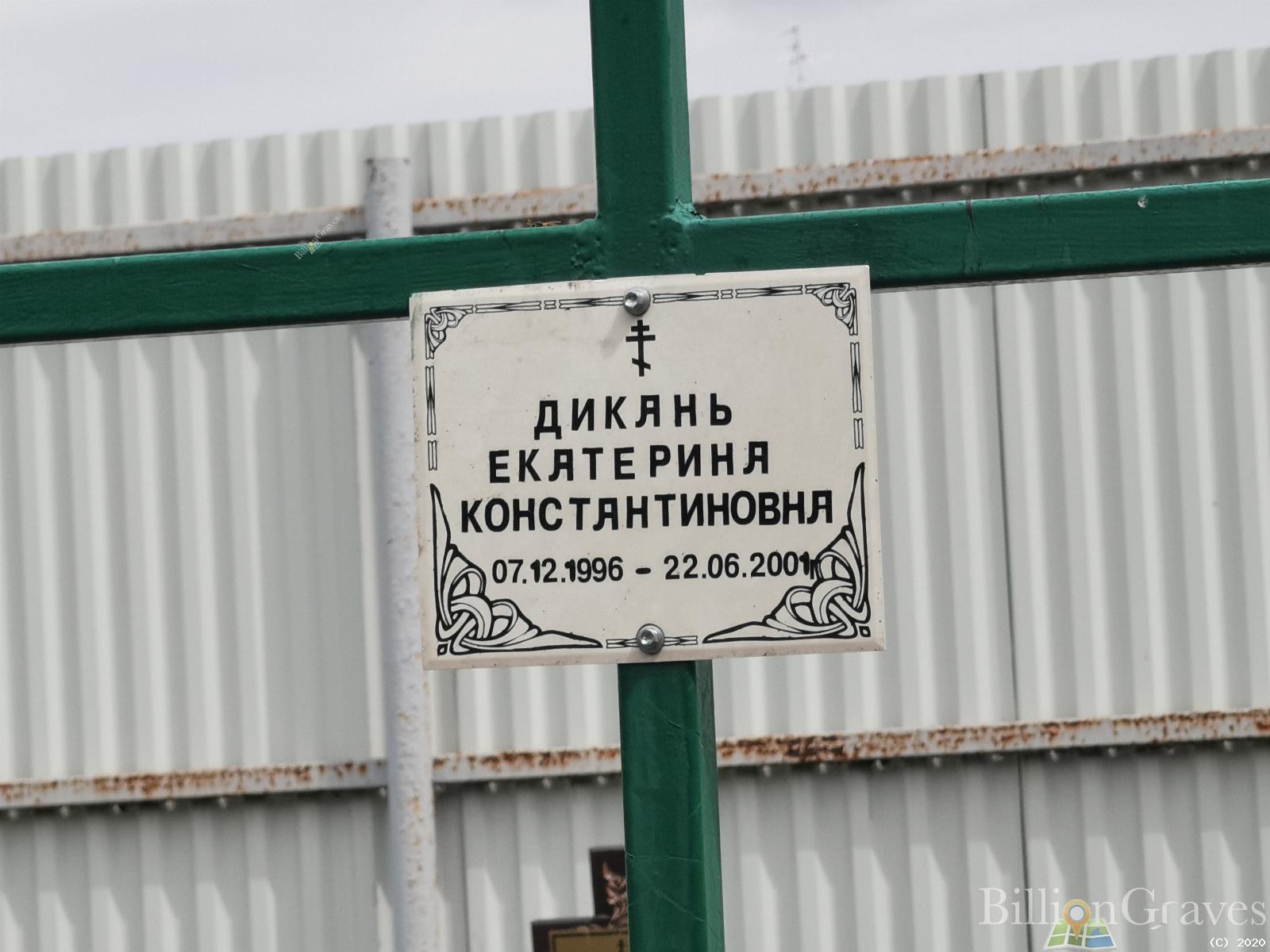 Дикань Екатерина Константиновна