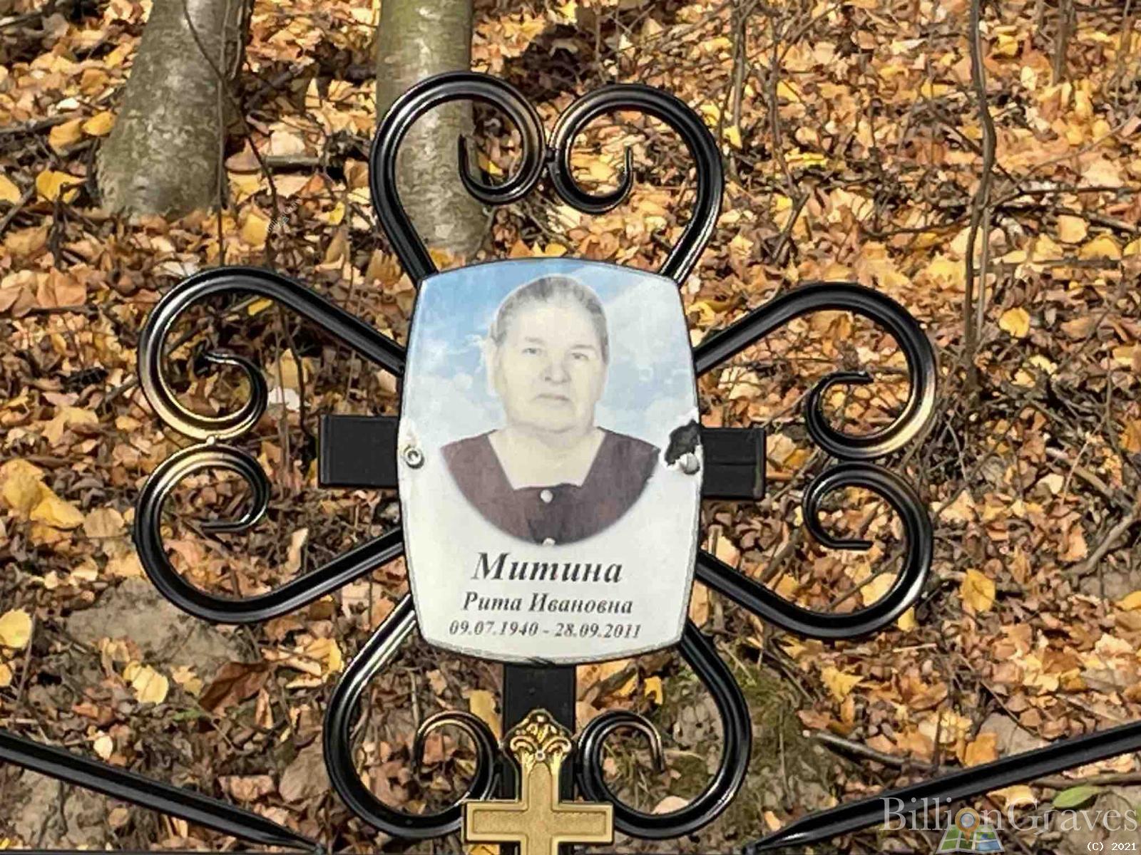 Митина Рита Ивановна