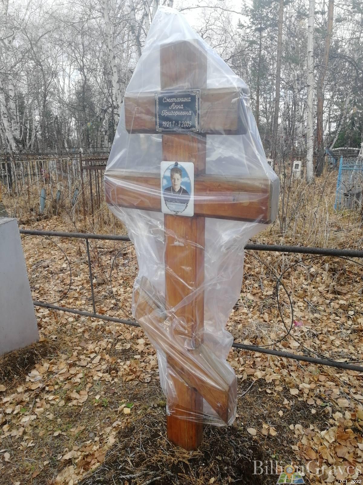 Сметанина Анна Григорьевна