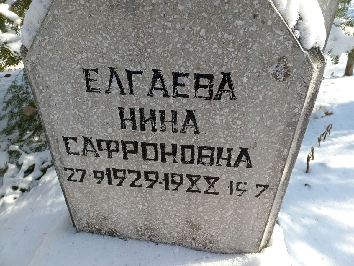 Елгаева Нина Сафроновна