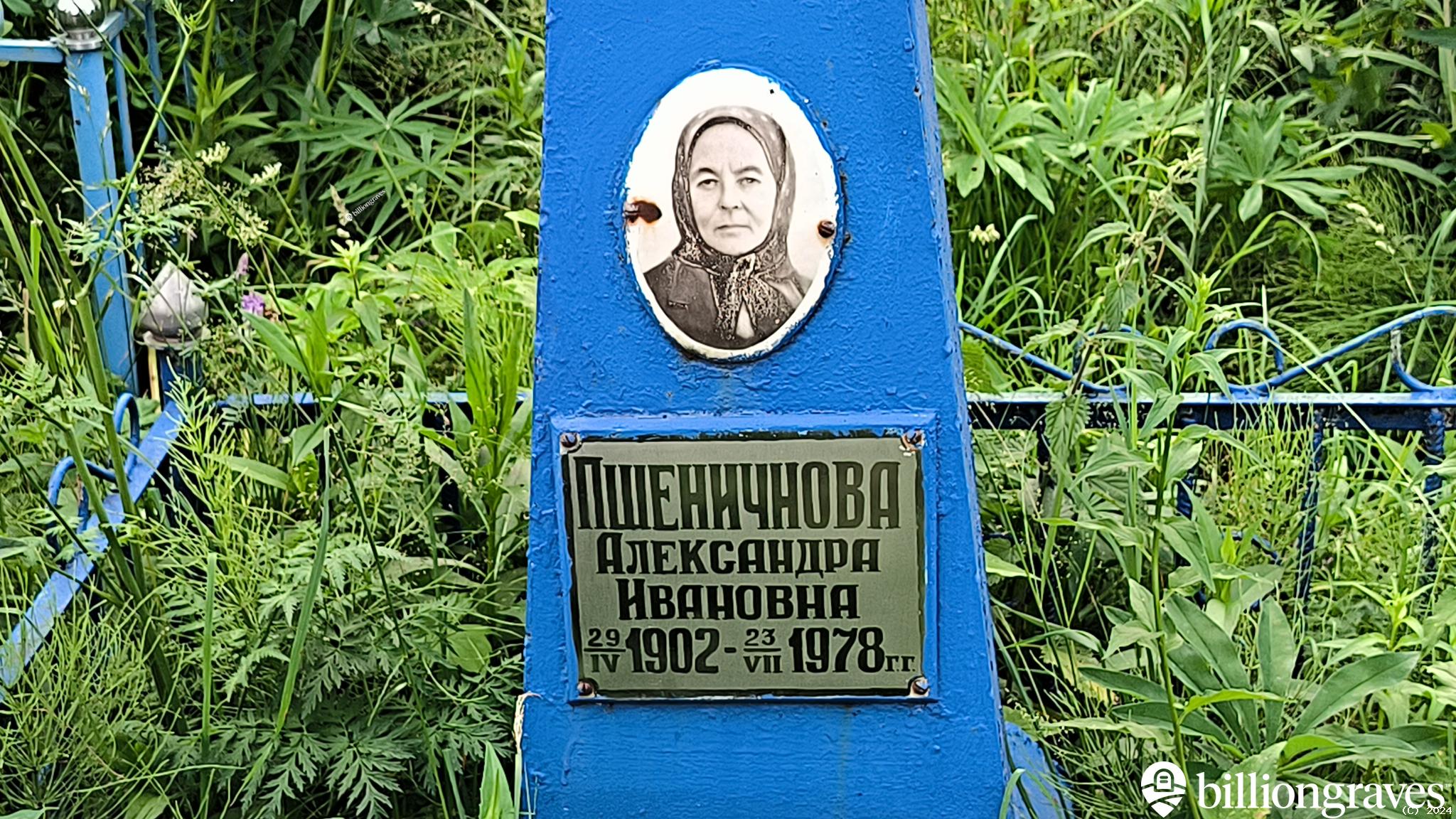 Пшеничнова Александра Ивановна