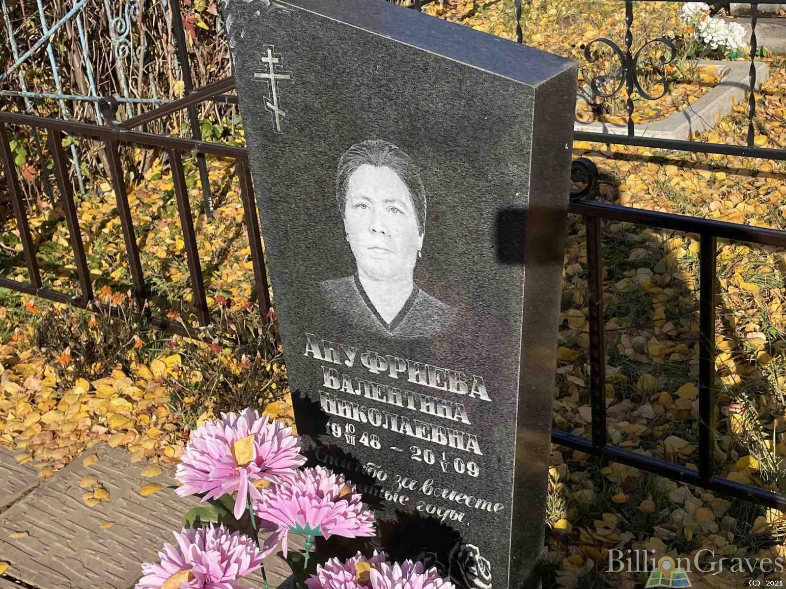 Ануфриева Валентина Николаевна