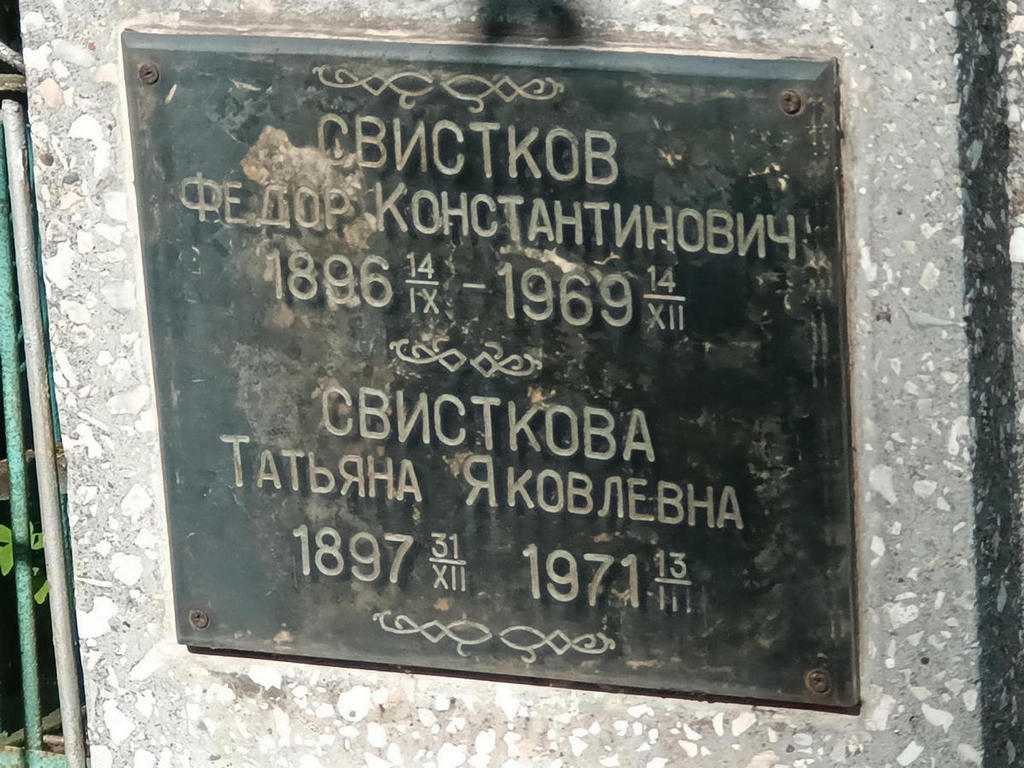 Свистков Федор Константинович