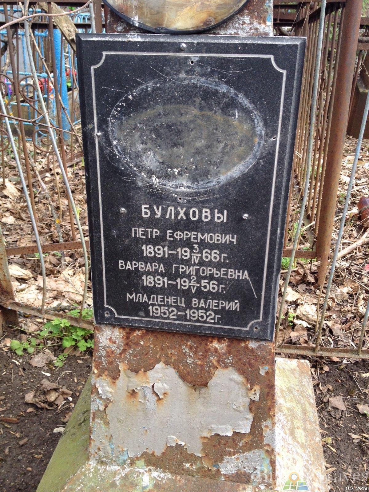 Булхова Варвара Григорьевна