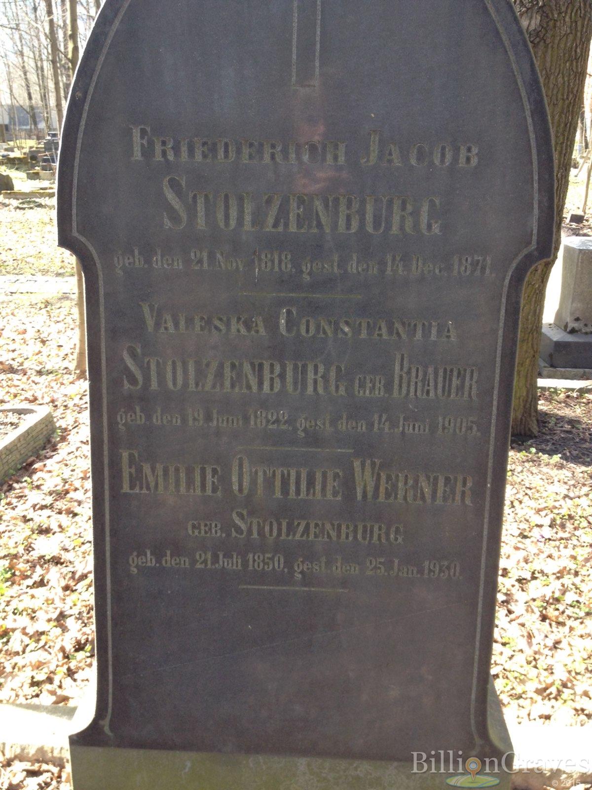 Stolzenburg Friedrich Jacob