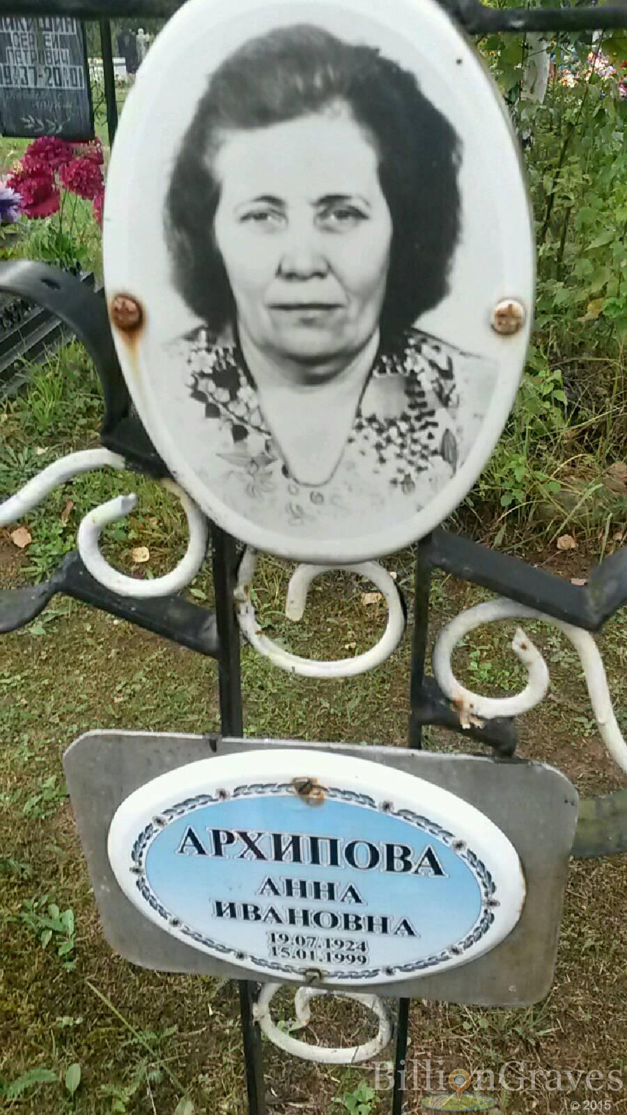 Архипова Анна Ивановна