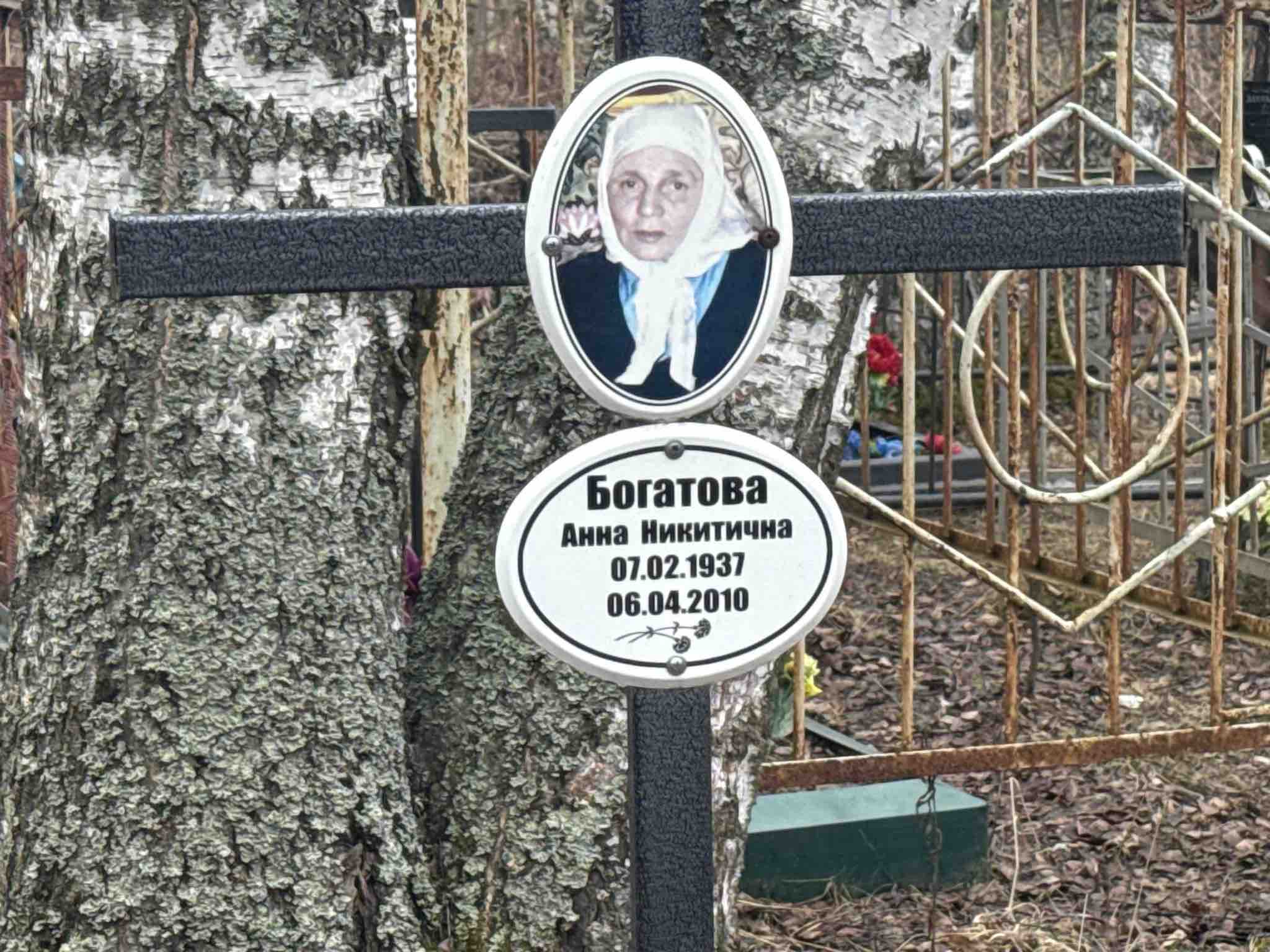 Богатова Анна Никитична