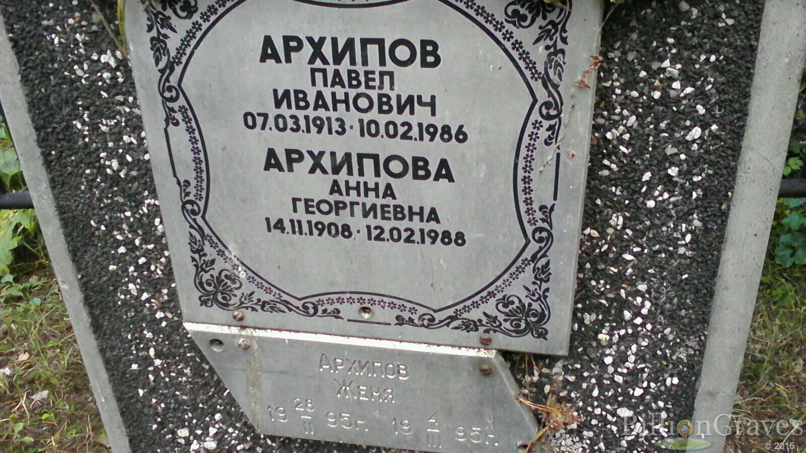 архипов павел иванович