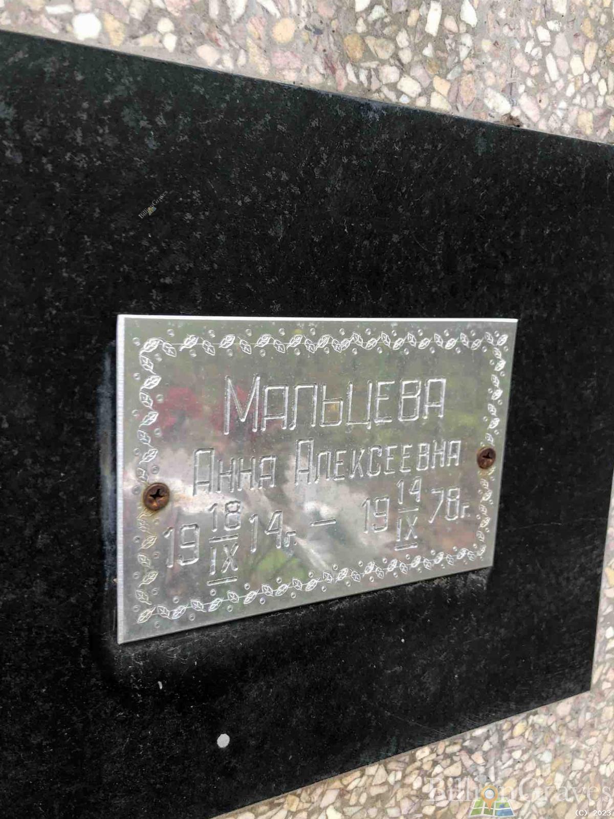 Мальцева Анна Алексеевна
