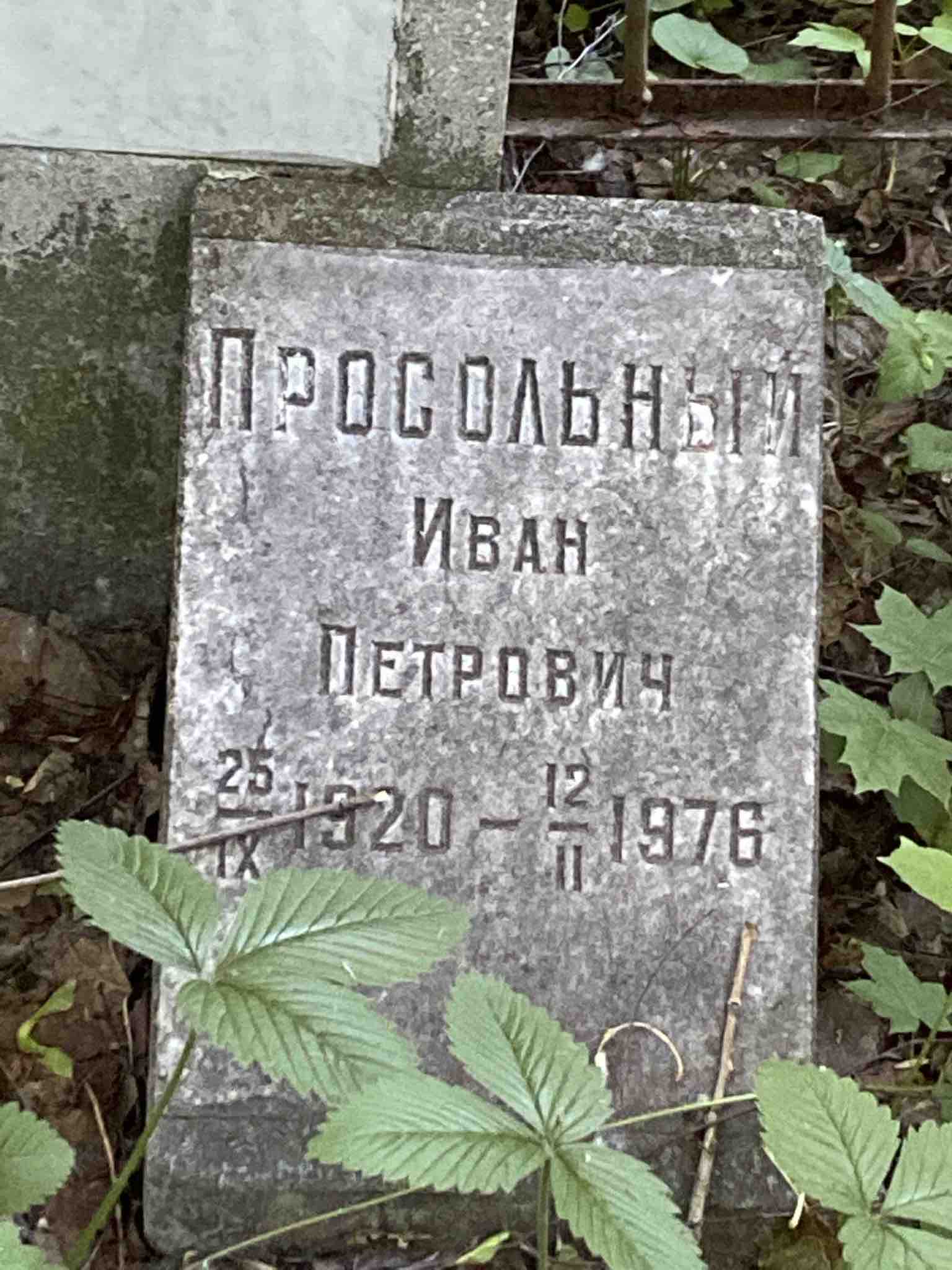 Просольный Иван Петрович